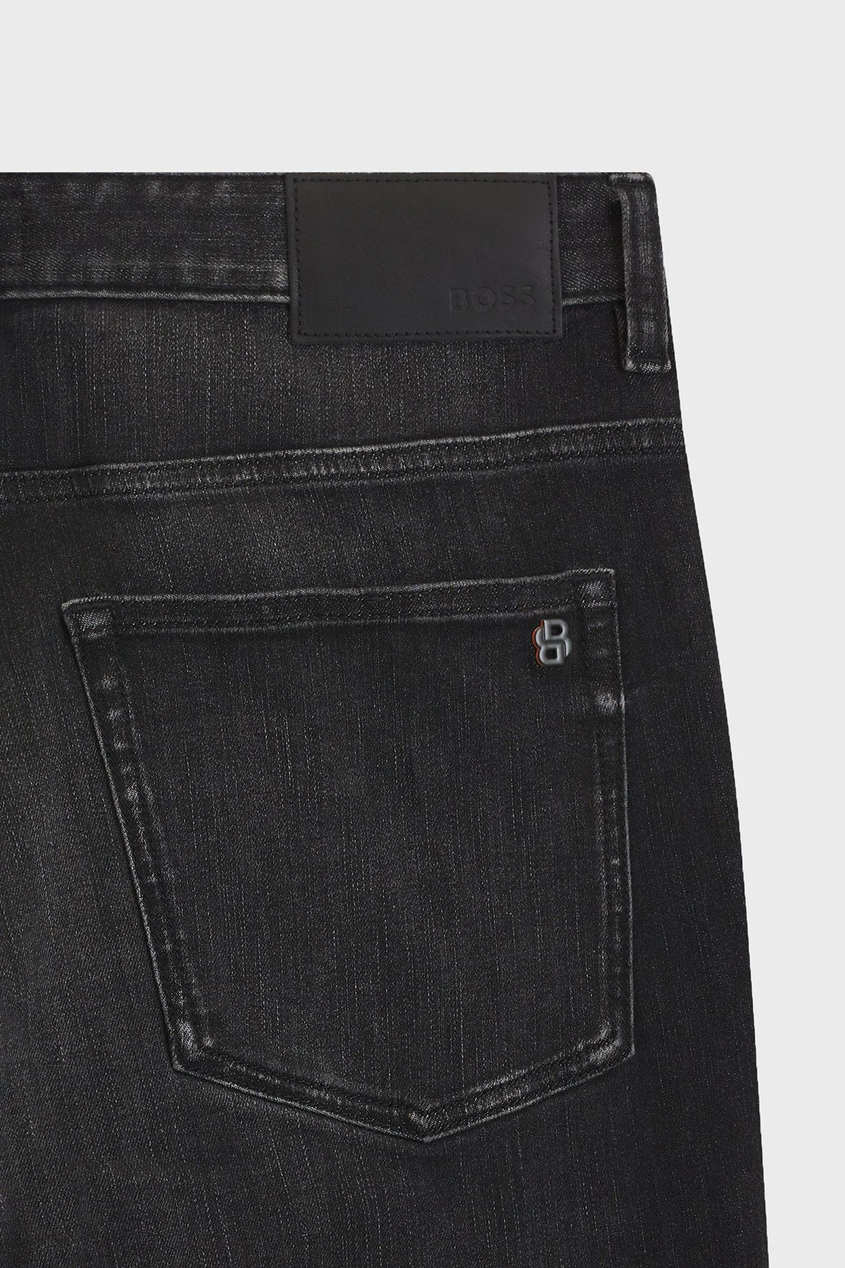 Boss Pamuklu Slim Fit Normal Bel Dar Paça Jeans Erkek Kot Pantolon 50553405 002 GRİ - 5