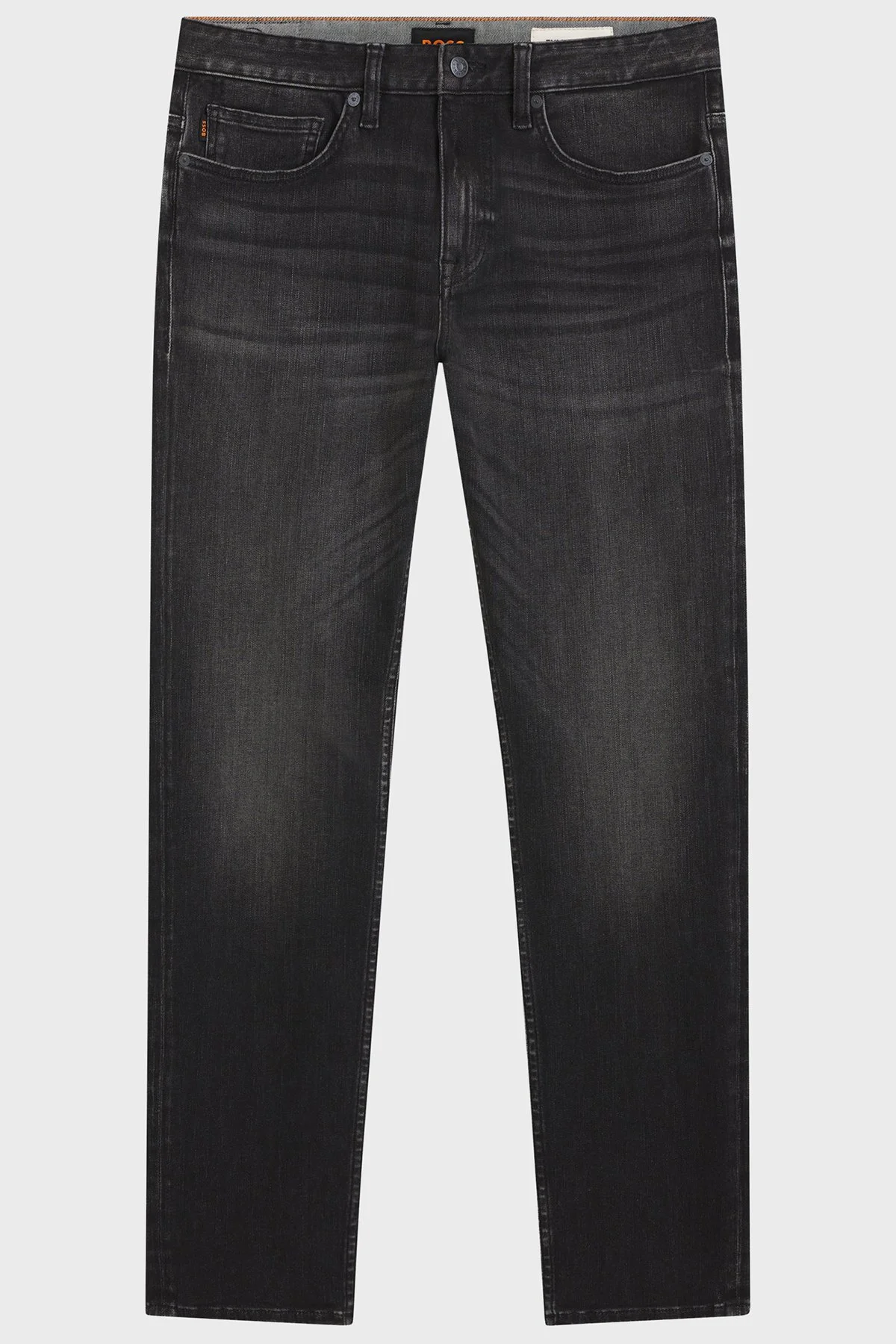 Boss Pamuklu Slim Fit Normal Bel Dar Paça Jeans Erkek Kot Pantolon 50553405 002 GRİ - 6