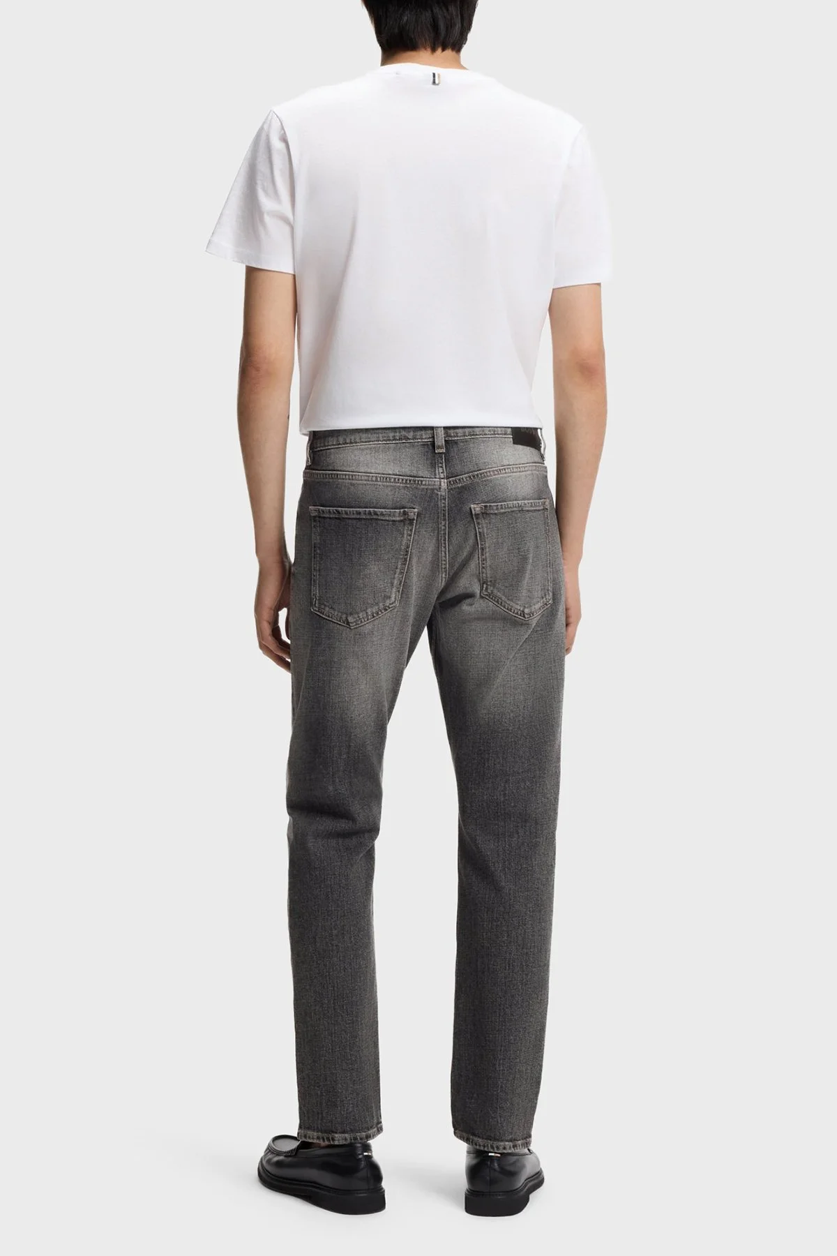 Boss Pamuklu Slim Fit Normal Bel Dar Paça Jeans Erkek Kot Pantolon 50557508 007 SİYAH - 3