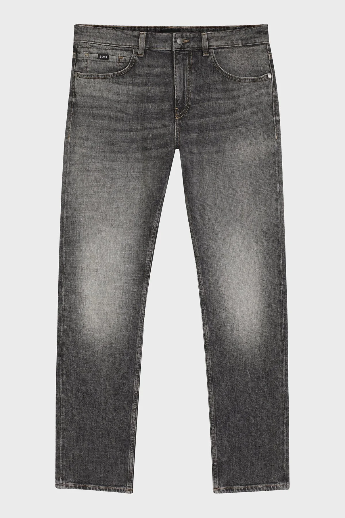 Boss Pamuklu Slim Fit Normal Bel Dar Paça Jeans Erkek Kot Pantolon 50557508 007 SİYAH - 4