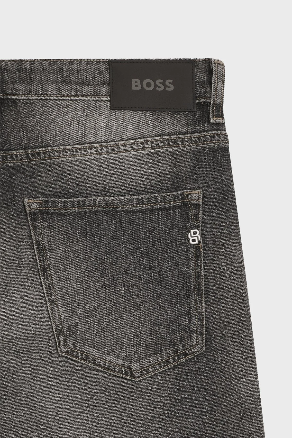 Boss Pamuklu Slim Fit Normal Bel Dar Paça Jeans Erkek Kot Pantolon 50557508 007 SİYAH - 5