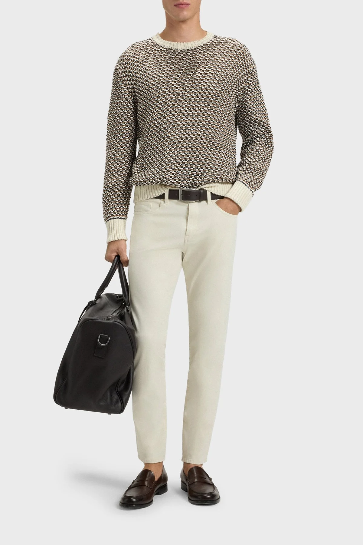 Boss Pamuklu Slim Fit Normal Bel Daralan Paça Gabardin Erkek Pantolon 50543883 131 BEJ - 2