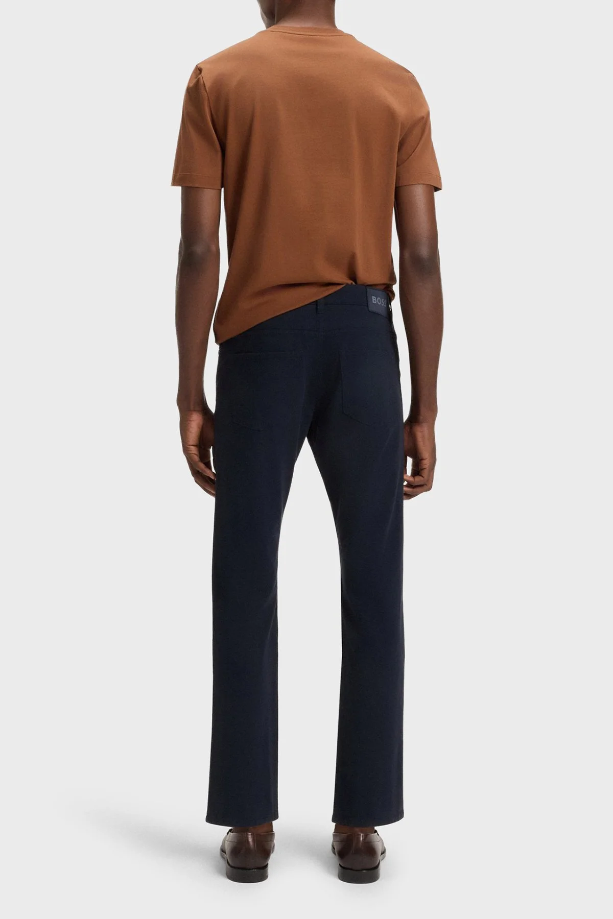 Boss Pamuklu Slim Fit Normal Bel Daralan Paça Gabardin Erkek Pantolon 50543883 404 LACİVERT - 3