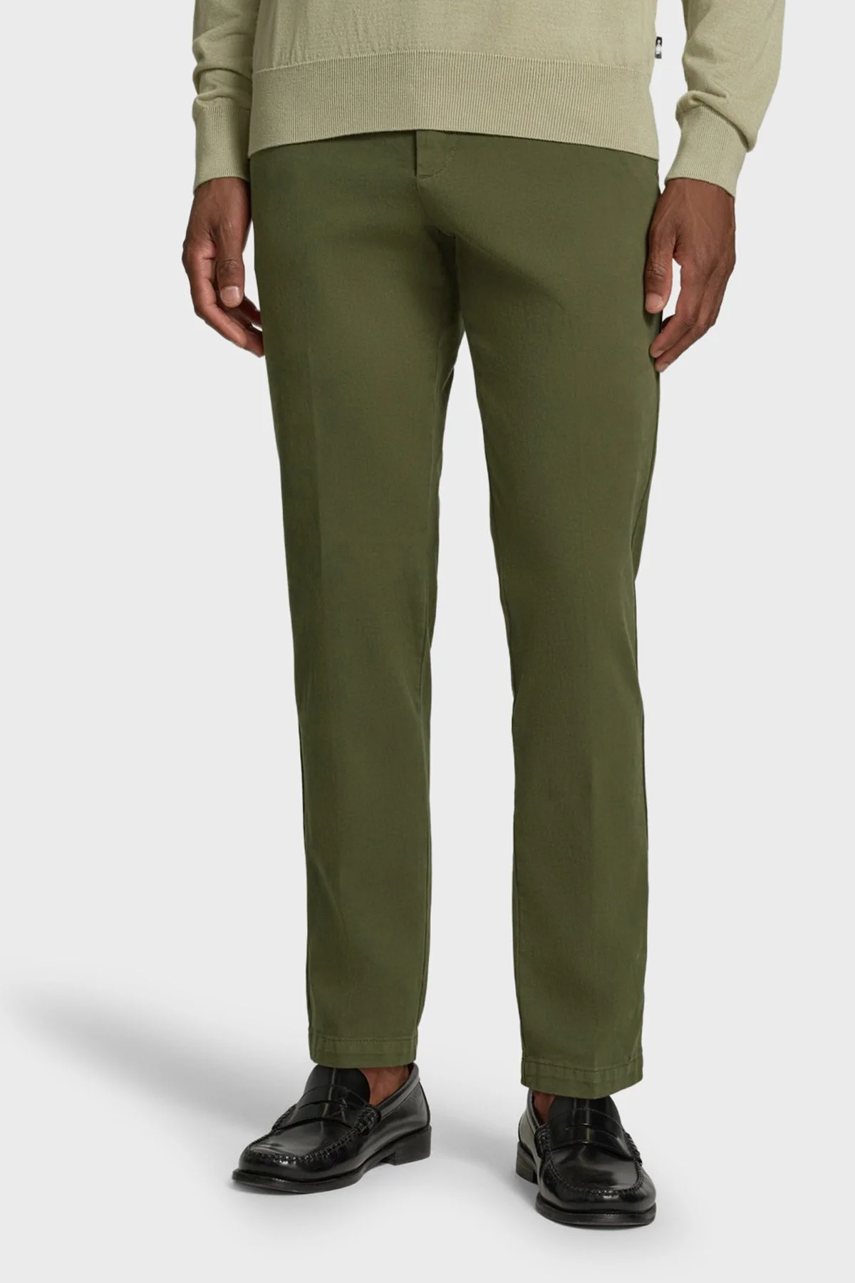 Boss Pamuklu Slim Fit Normal Bel Düz Paça Erkek Pantolon 50543312 347 Haki - 1
