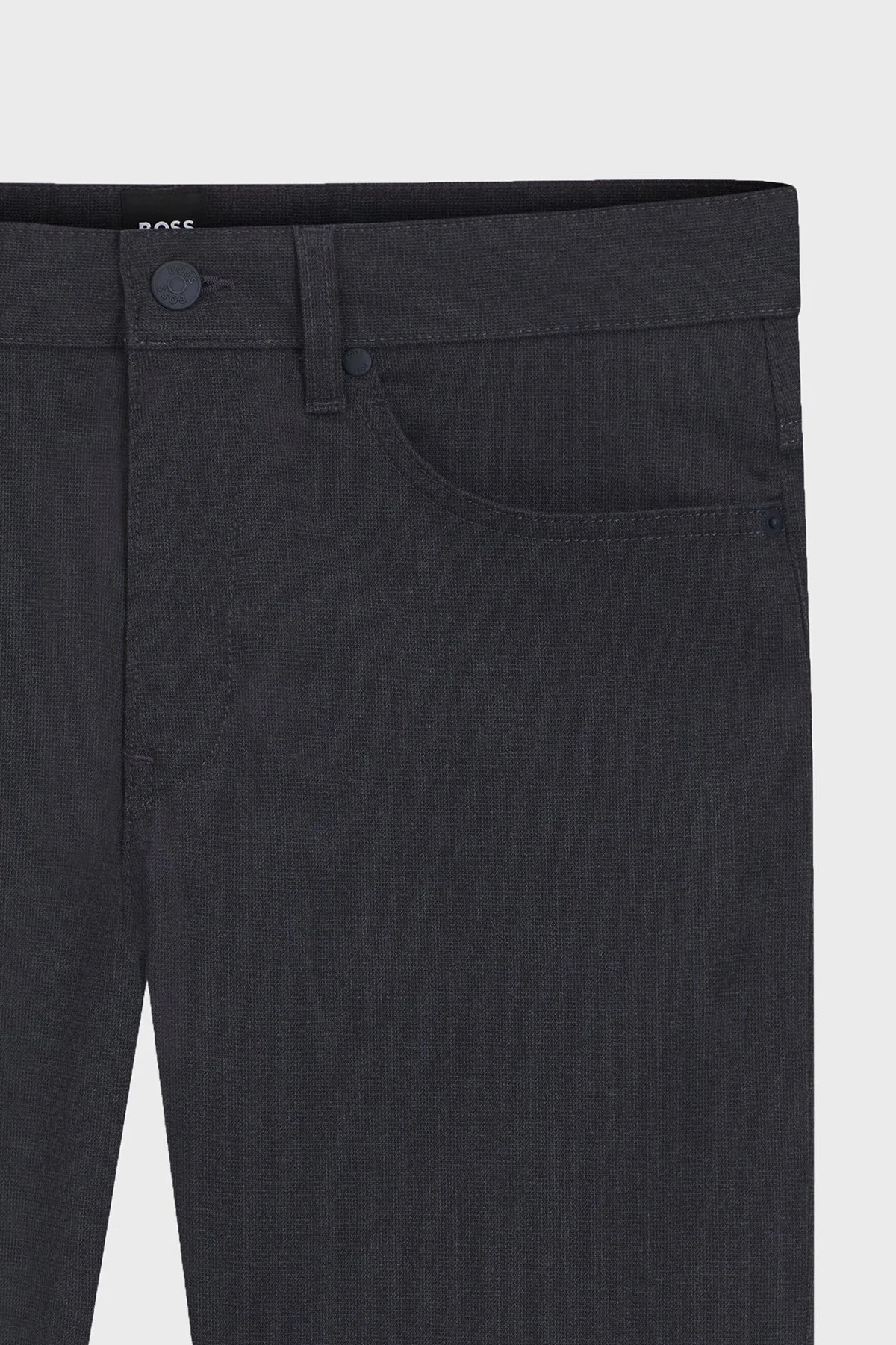 Boss Pamuklu Slim Fit Normal Bel Düz Paça Pantolon Erkek Kot Pantolon 50551419 404 LACİVERT - 6