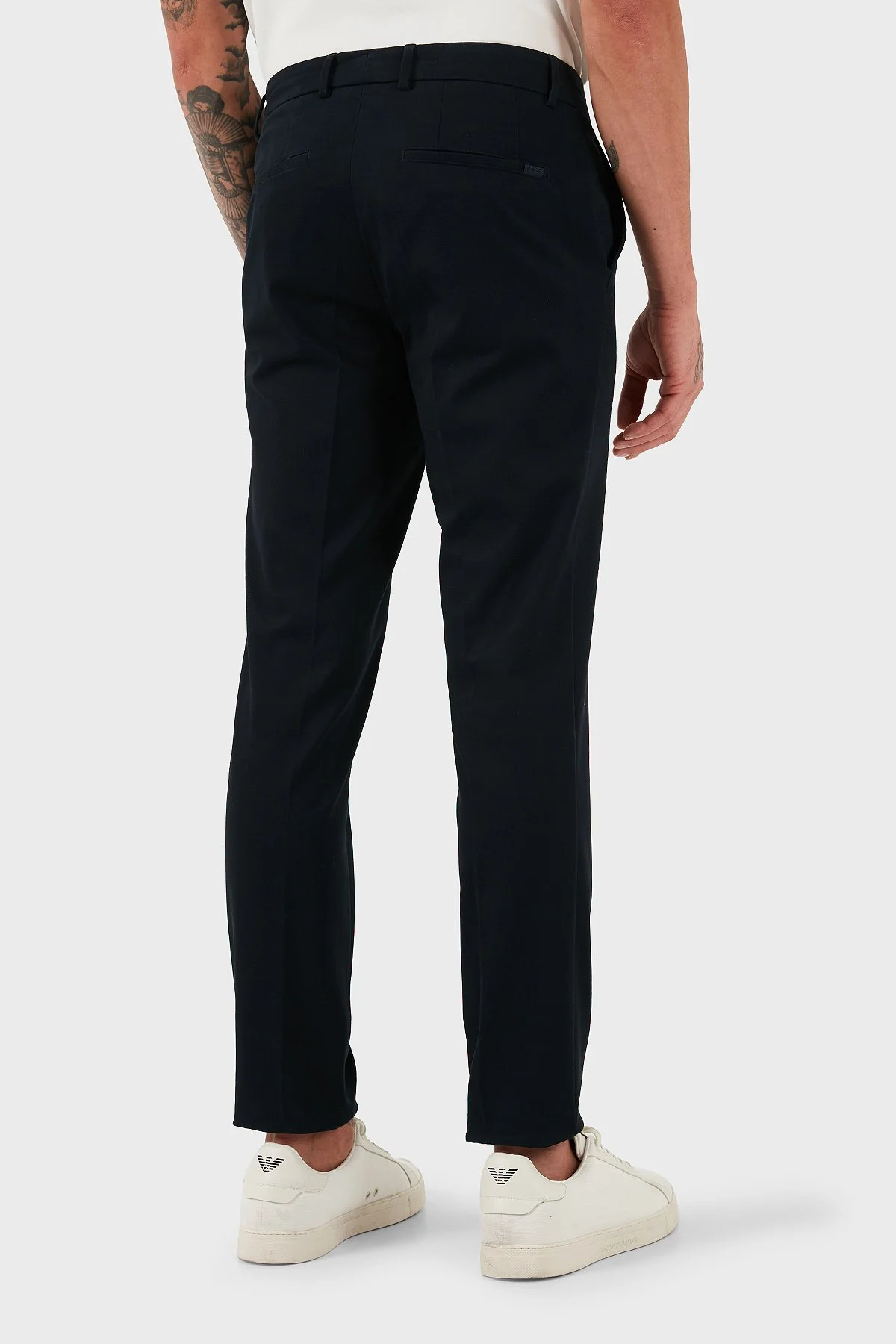 Boss Pamuklu Slim Fit Normal Bel Düz Paça Erkek Pantolon 50551674 404 LACİVERT - 3