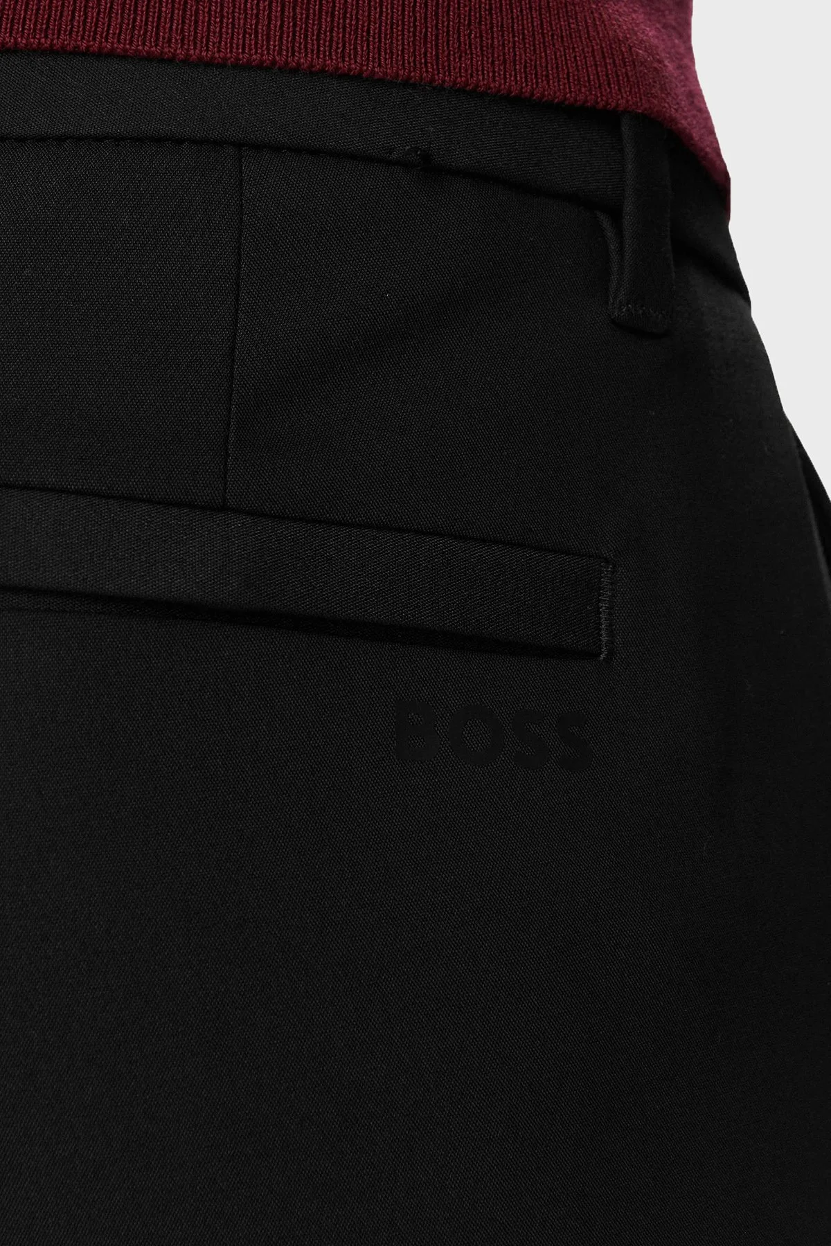 Boss Pamuklu Slim Fit Normal Bel Düz Paça Erkek Pantolon 50569813 001 Siyah - 5