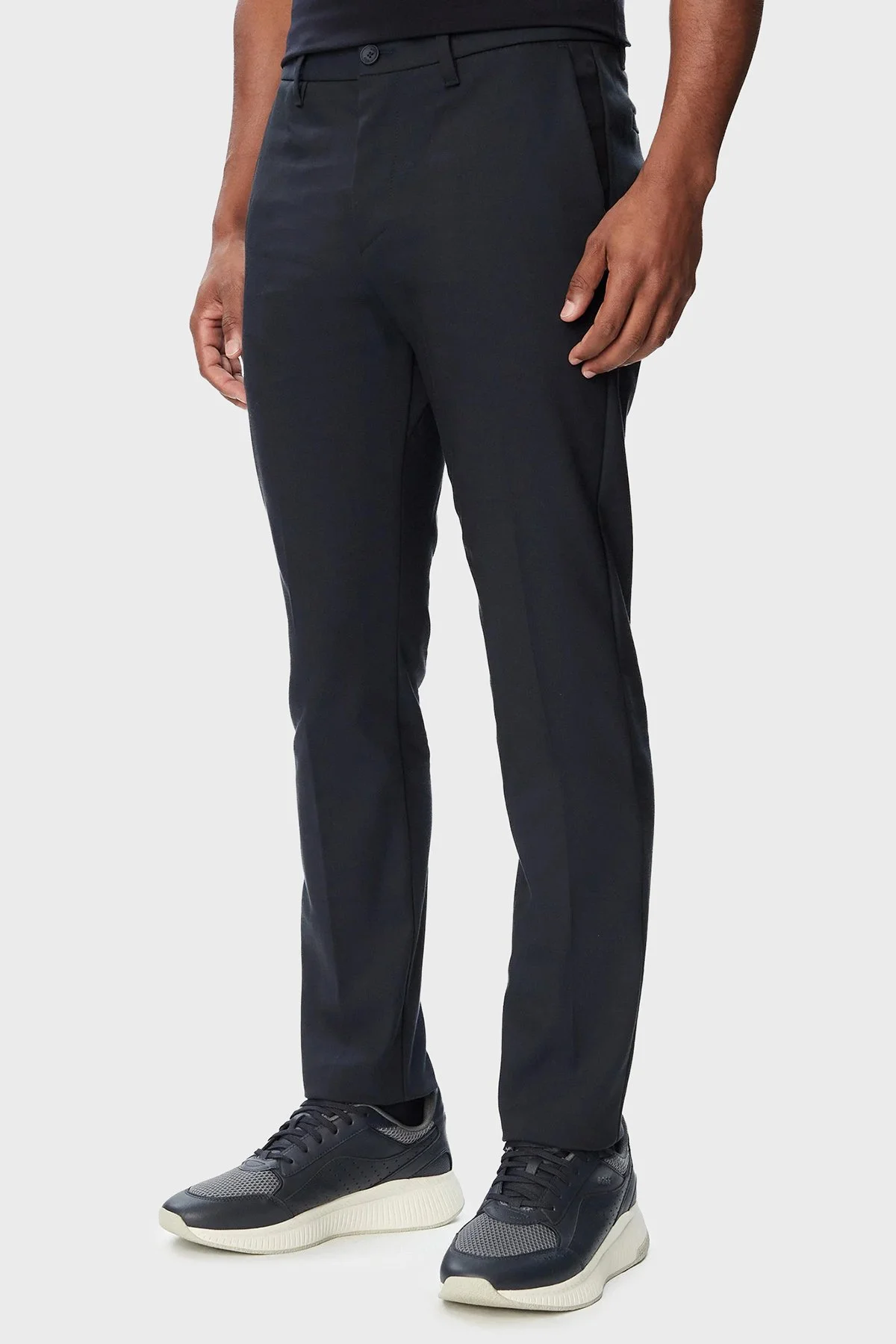 Boss Pamuklu Slim Fit Normal Bel Düz Paça Erkek Pantolon 50569813 402 Lacivert - 1
