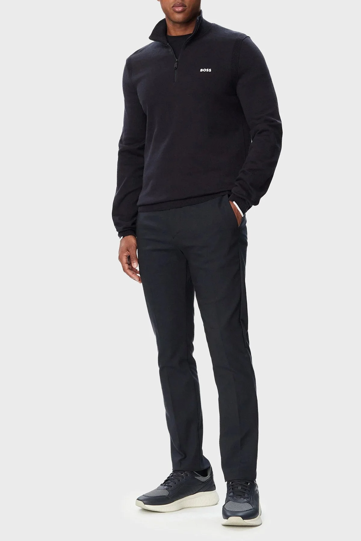 Boss Pamuklu Slim Fit Normal Bel Düz Paça Erkek Pantolon 50569813 402 Lacivert - 2