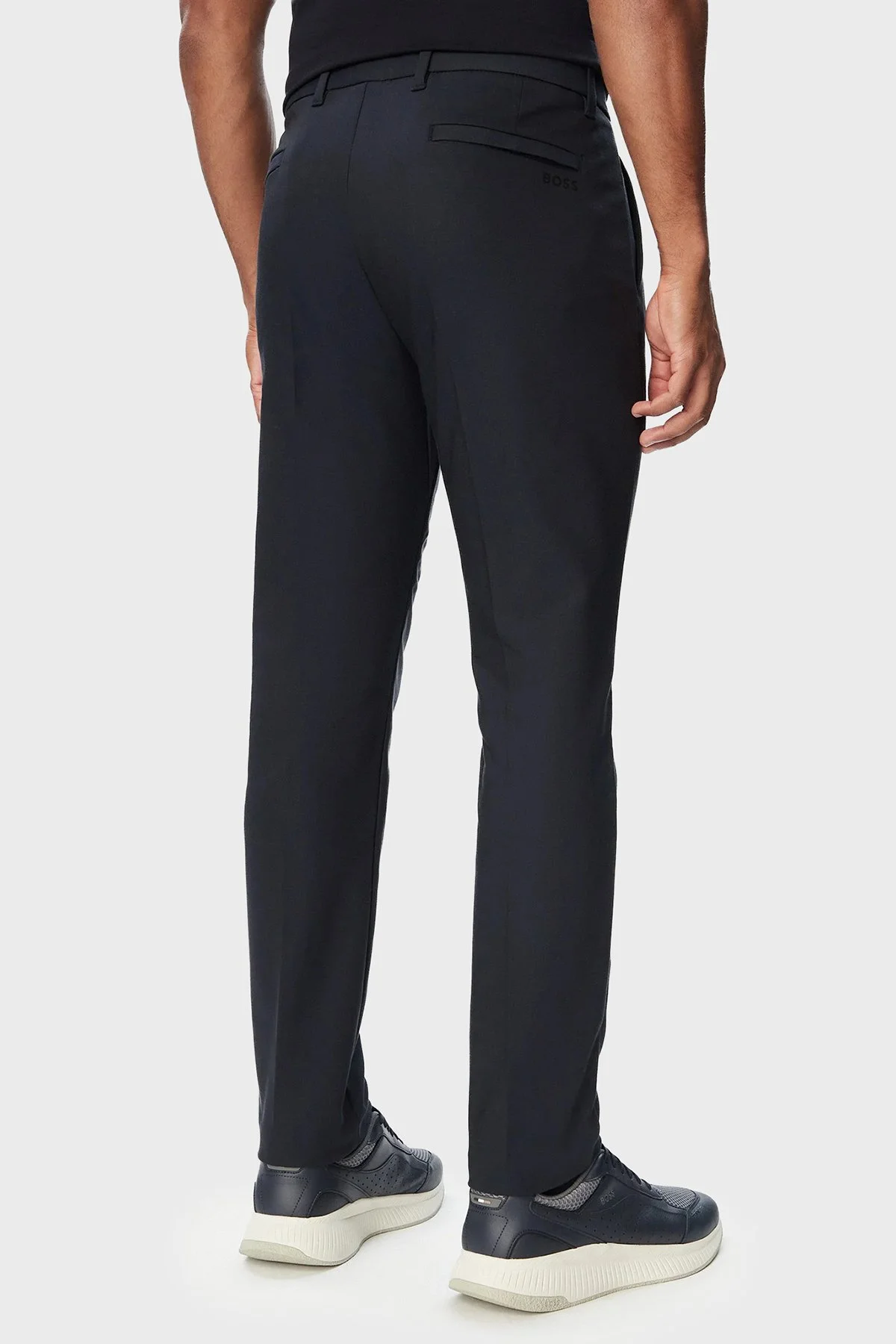 Boss Pamuklu Slim Fit Normal Bel Düz Paça Erkek Pantolon 50569813 402 Lacivert - 3