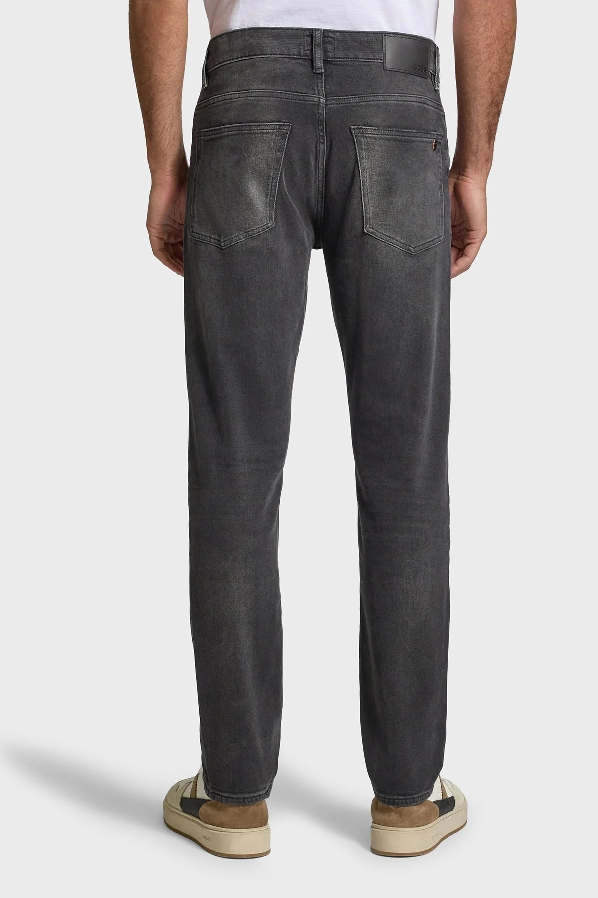 Boss Pamuklu Slim Fit Normal Bel Düz Paça Jeans Erkek Kot Pantolon 50544636 010 SİYAH - 3