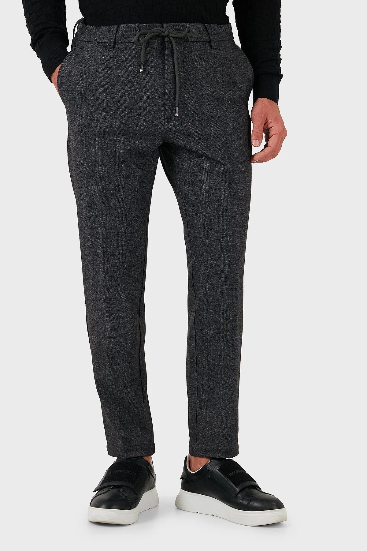 Boss Pamuklu Slim Fit Normal Bel Erkek Pantolon 50528392 022 GRİ - 1