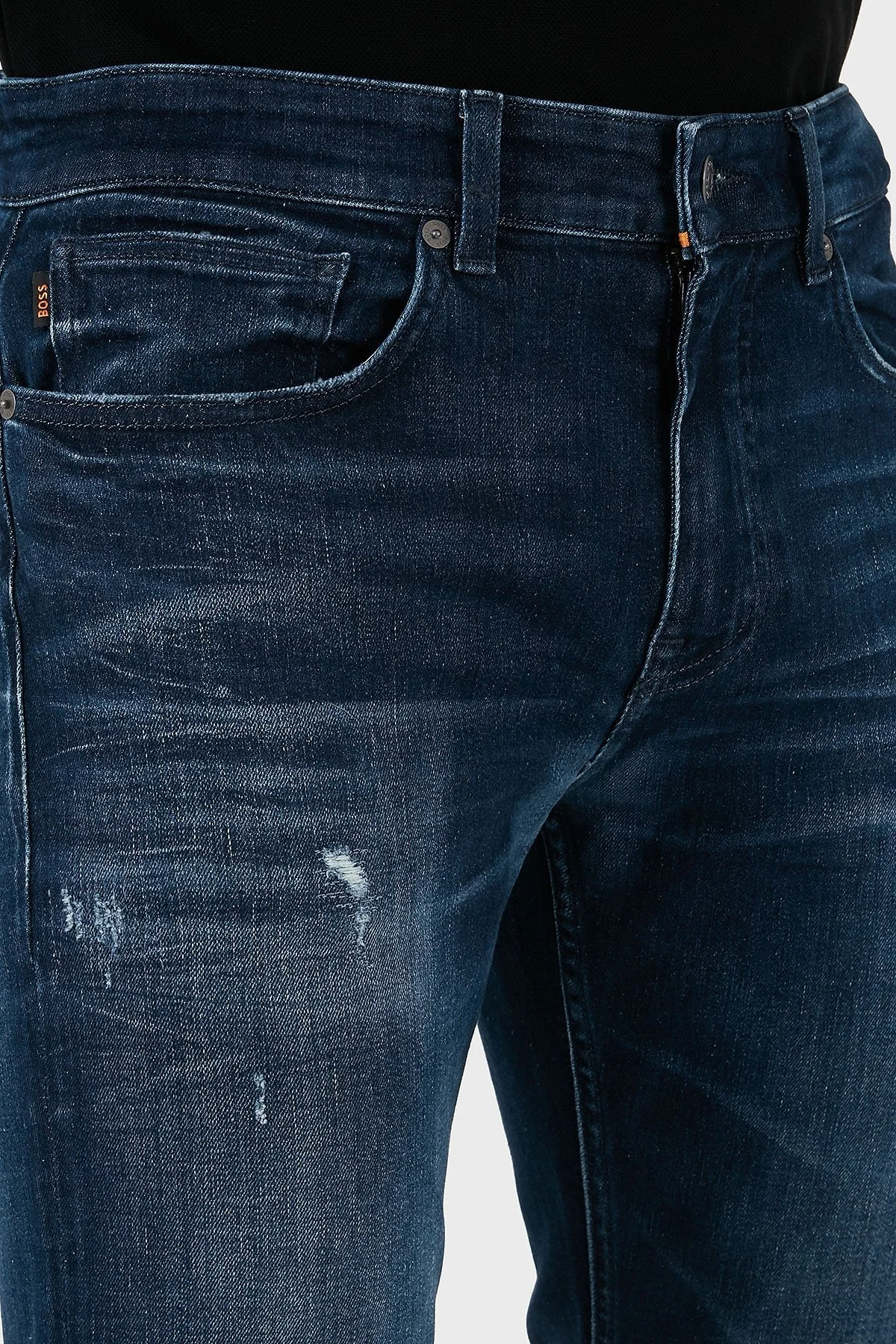 Boss Pamuklu Slim Fit Normal Bel Jeans Erkek Kot Pantolon 50526956 420 LACİVERT - 5