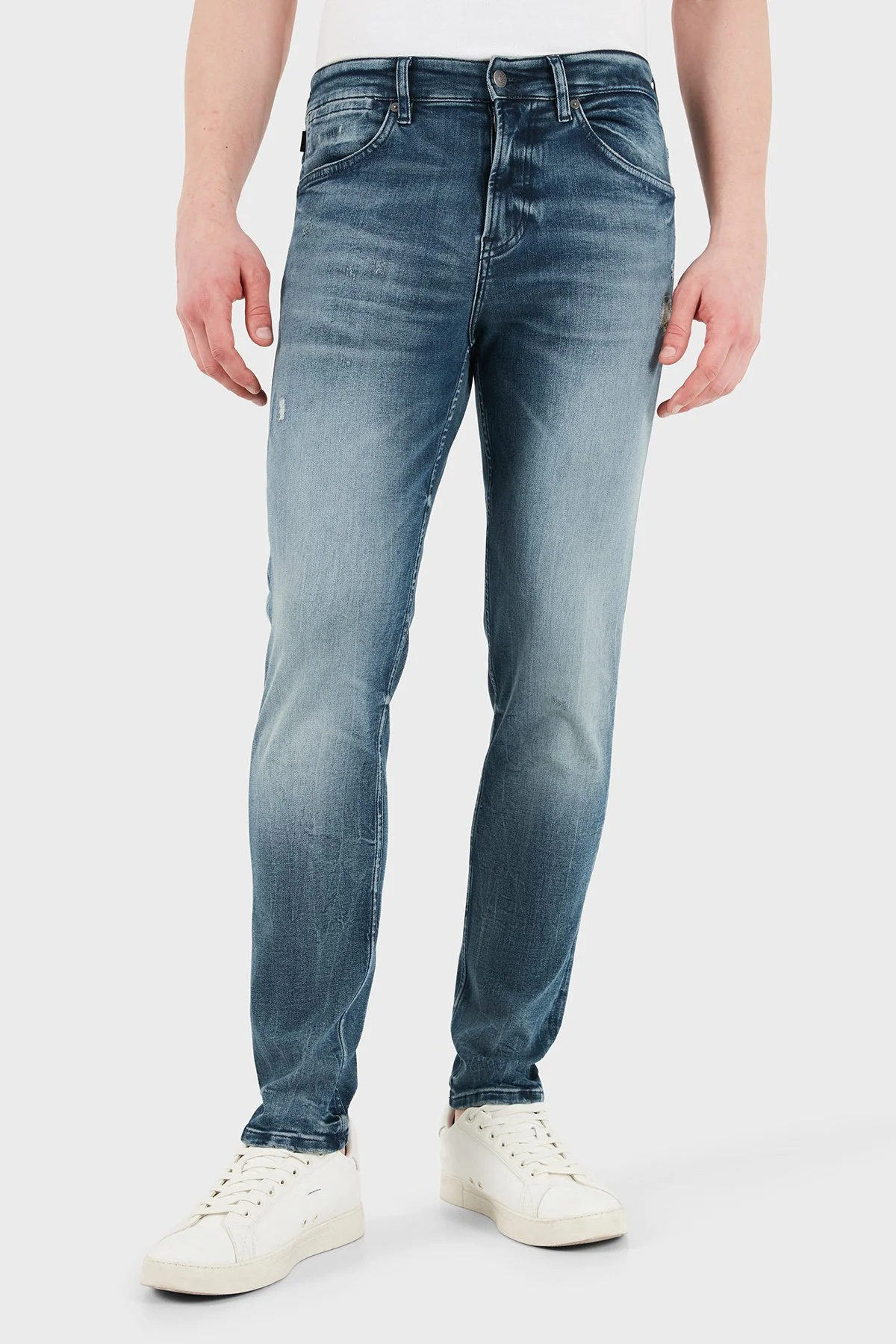 Boss Pamuklu Slim Fit Normal Bel Jeans Erkek Kot Pantolon 50559923 416 LACİVERT - 1