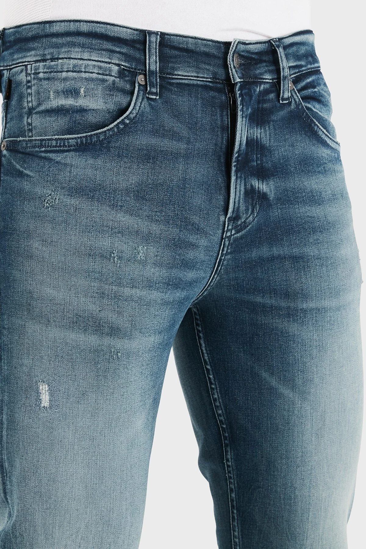 Boss Pamuklu Slim Fit Normal Bel Jeans Erkek Kot Pantolon 50559923 416 LACİVERT - 6