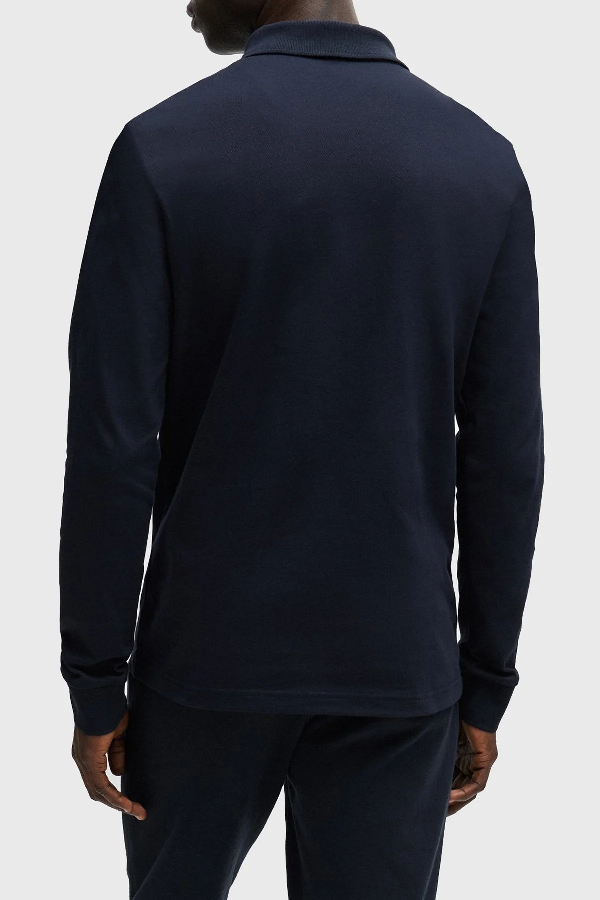 Boss Pamuklu Slim Fit Polo Yaka Erkek Sweat 50507704 404 LACİVERT - 3