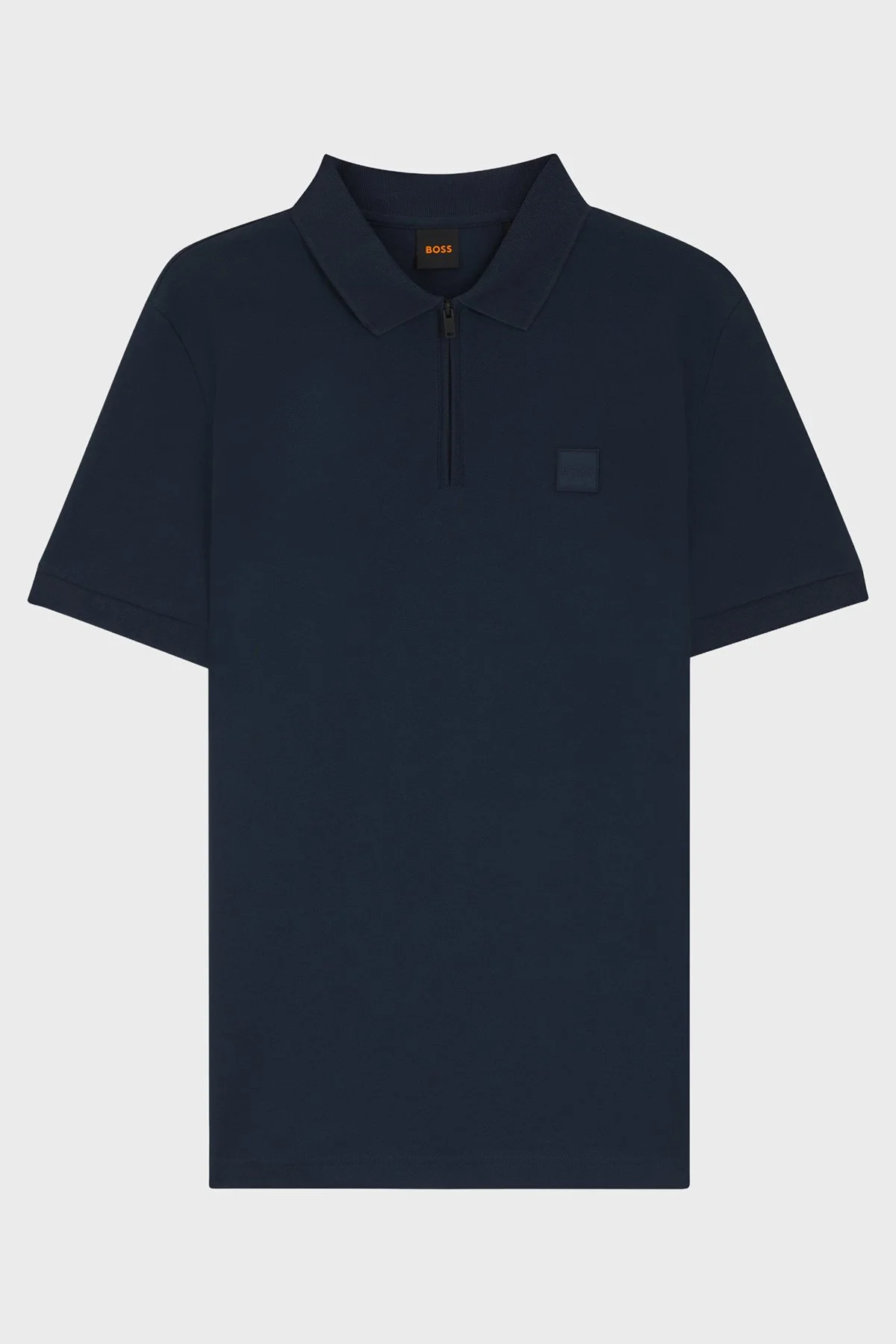 Boss Pamuklu Slim Fit Yarım Fermuarlı Erkek Polo 50537507 464 LACİVERT - 5