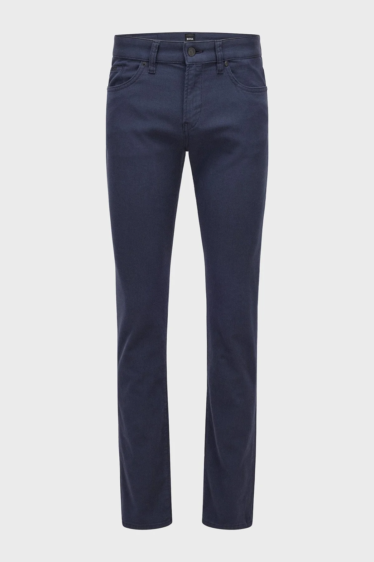 Boss Pamuklu Streç Normal Bel Slim Fit Erkek Pantolon 50472095 001 LACİVERT - 6