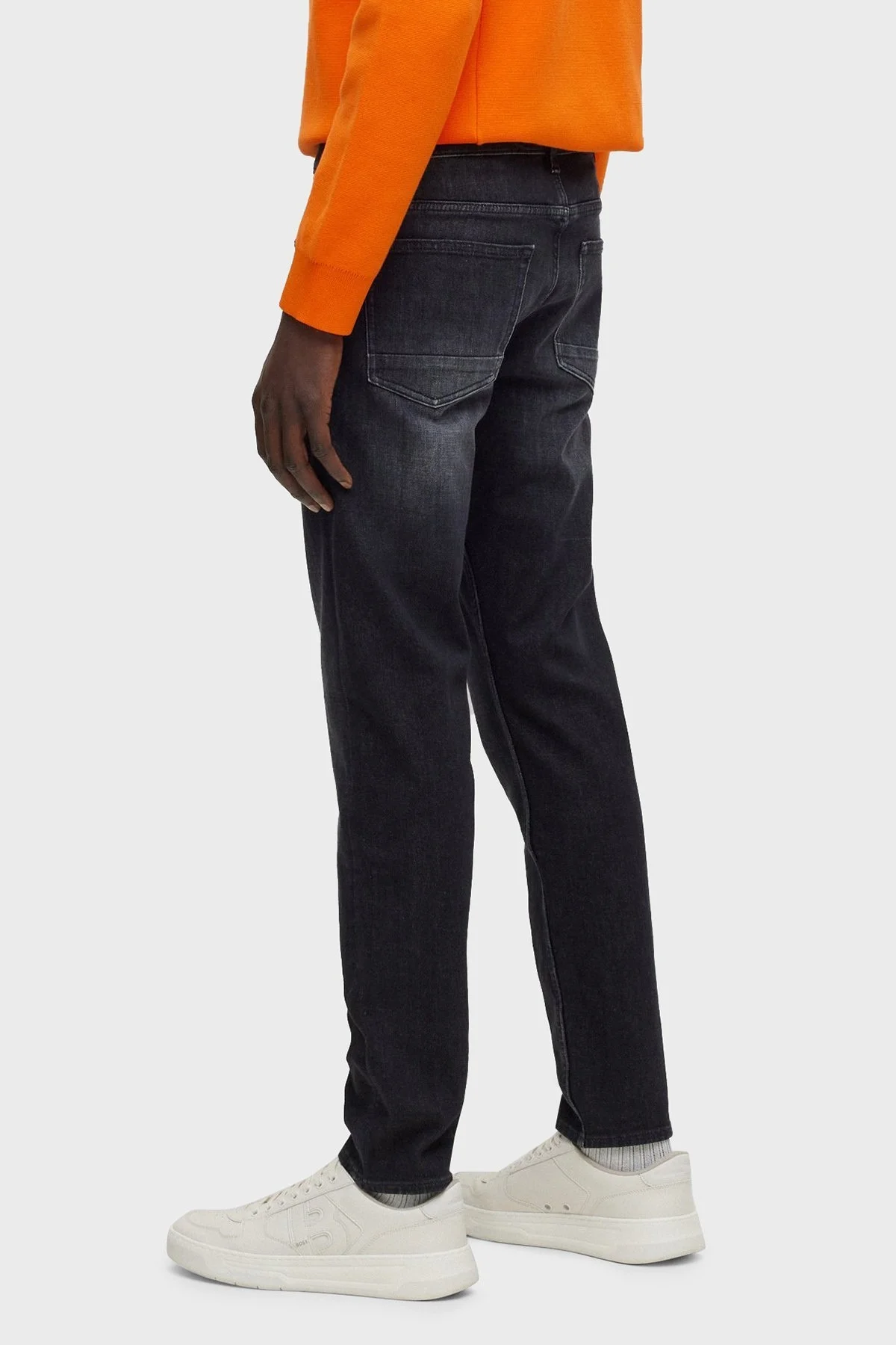 Boss Pamuklu Süper Yumuşak Normal Bel Slim Fit Jeans Erkek Kot Pantolon 50490099 031 SİYAH - 3