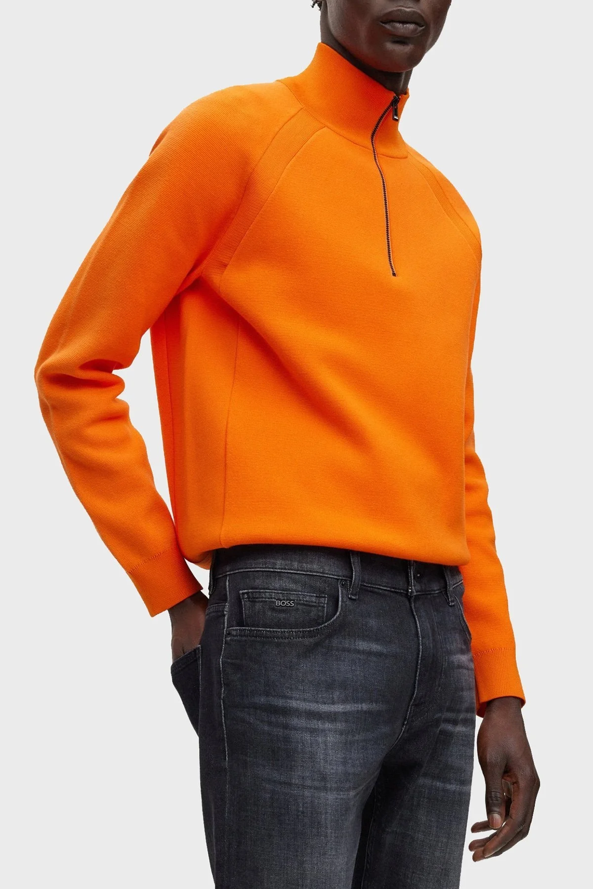 Boss Pamuklu Süper Yumuşak Normal Bel Slim Fit Jeans Erkek Kot Pantolon 50490099 031 SİYAH - 4