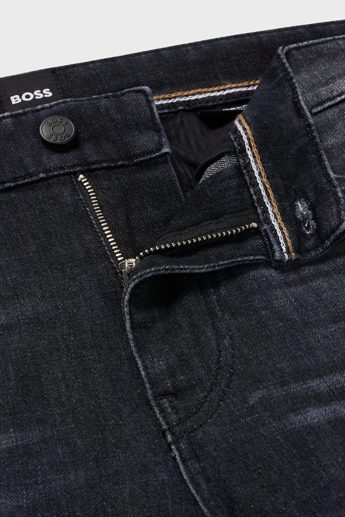 Boss Pamuklu Süper Yumuşak Normal Bel Slim Fit Jeans Erkek Kot Pantolon 50490099 031 SİYAH - 5