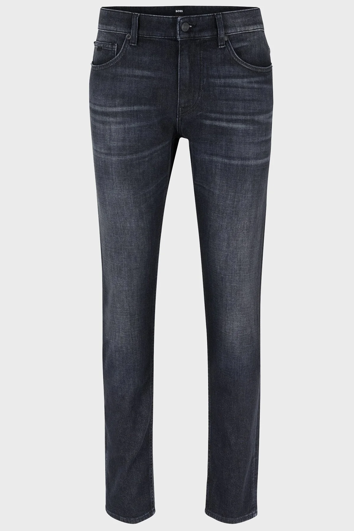 Boss Pamuklu Süper Yumuşak Normal Bel Slim Fit Jeans Erkek Kot Pantolon 50490099 031 SİYAH - 6