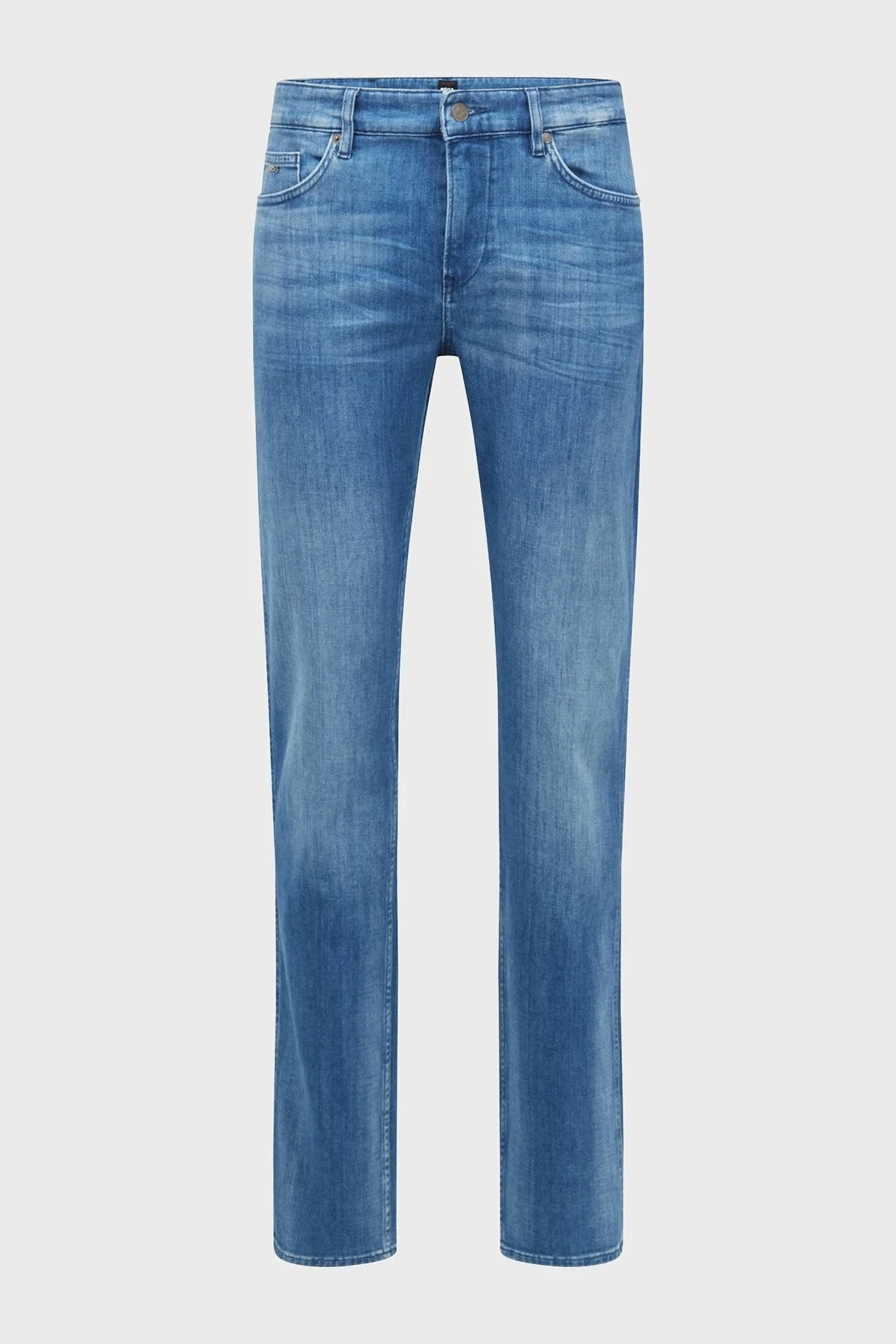 Boss Pamuklu Yumuşak Dokulu Normal Bel Slim Fit Jeans Erkek Kot Pantolon 50470506 420 LACİVERT - 6