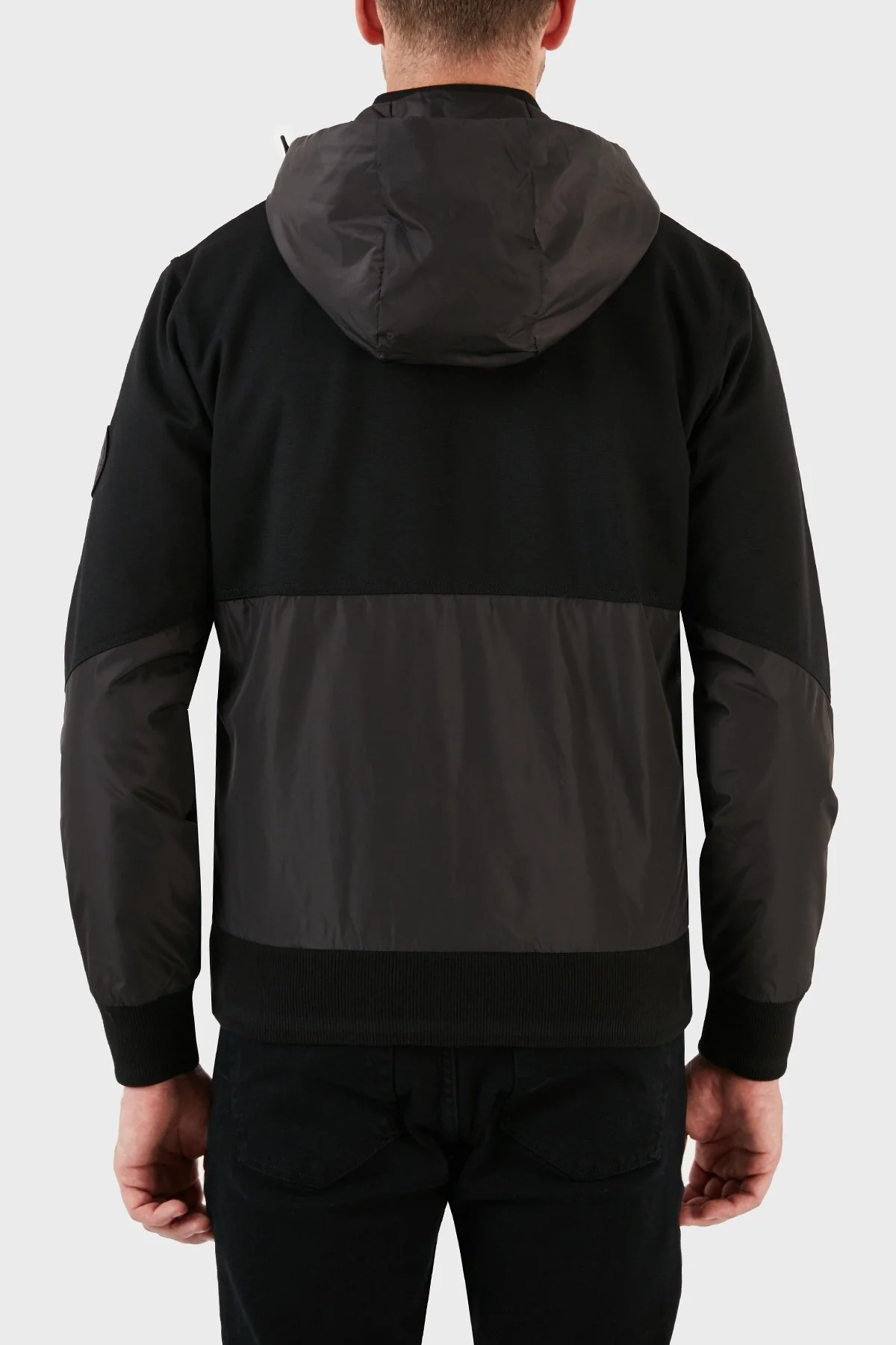 Boss Pamuklu Yünlü Kapüşonlu Çift Yönlü Fermuarlı Regular Fit Erkek Sweat 50495919 001 SİYAH - 5