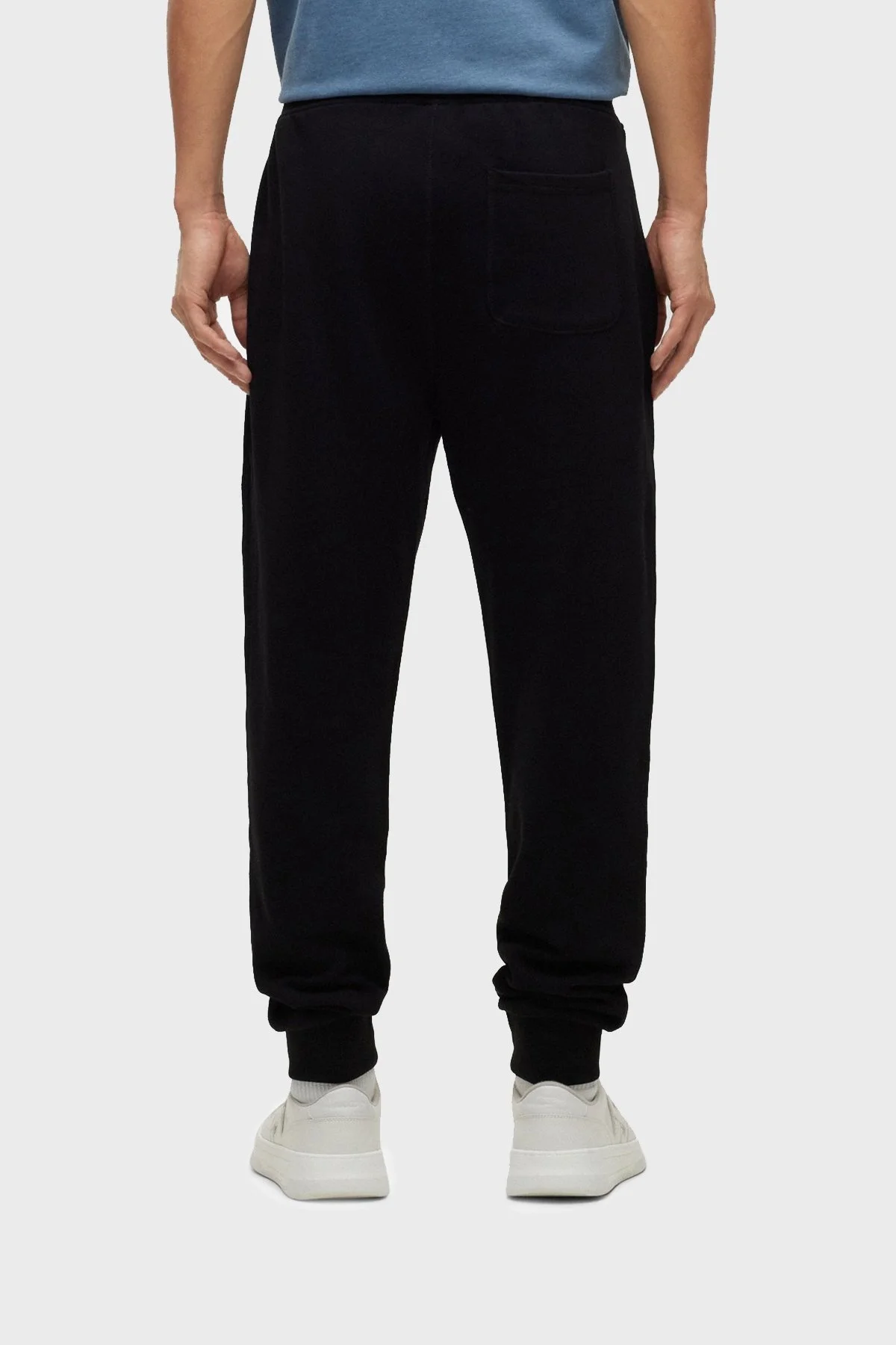 Boss Polar Logolu Pamuklu Regular Fit Cepli Jogger Erkek Pantolon 50477040 001 SİYAH - 4