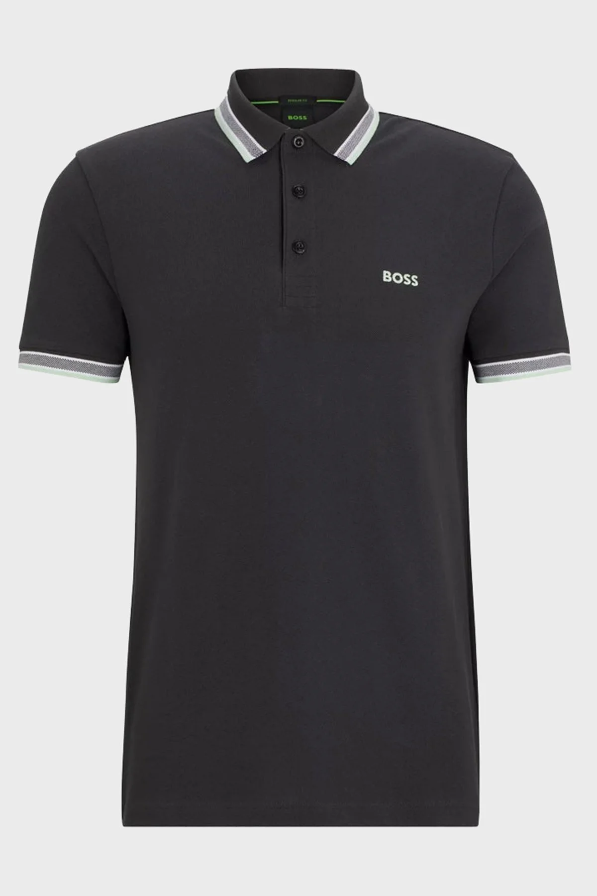 Boss Pamuklu Regular Fit Düğmeli Erkek Polo Yaka T Shirt 50469055 016 ANTRASİT - 4