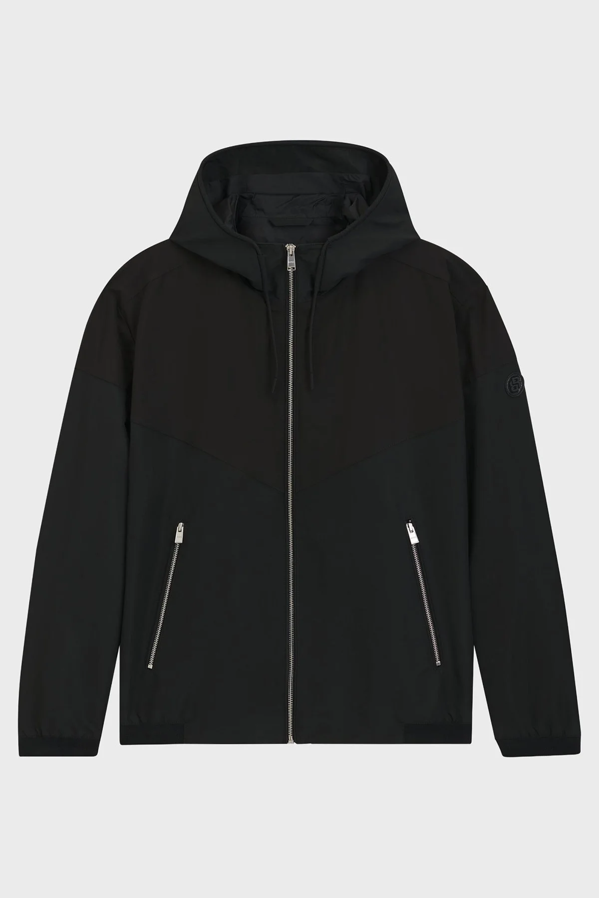 Boss Poplin Kumaş Su İtici Regular Fit Kapüşonlu Yaka Erkek Ceket 50544135 001 SİYAH - 6