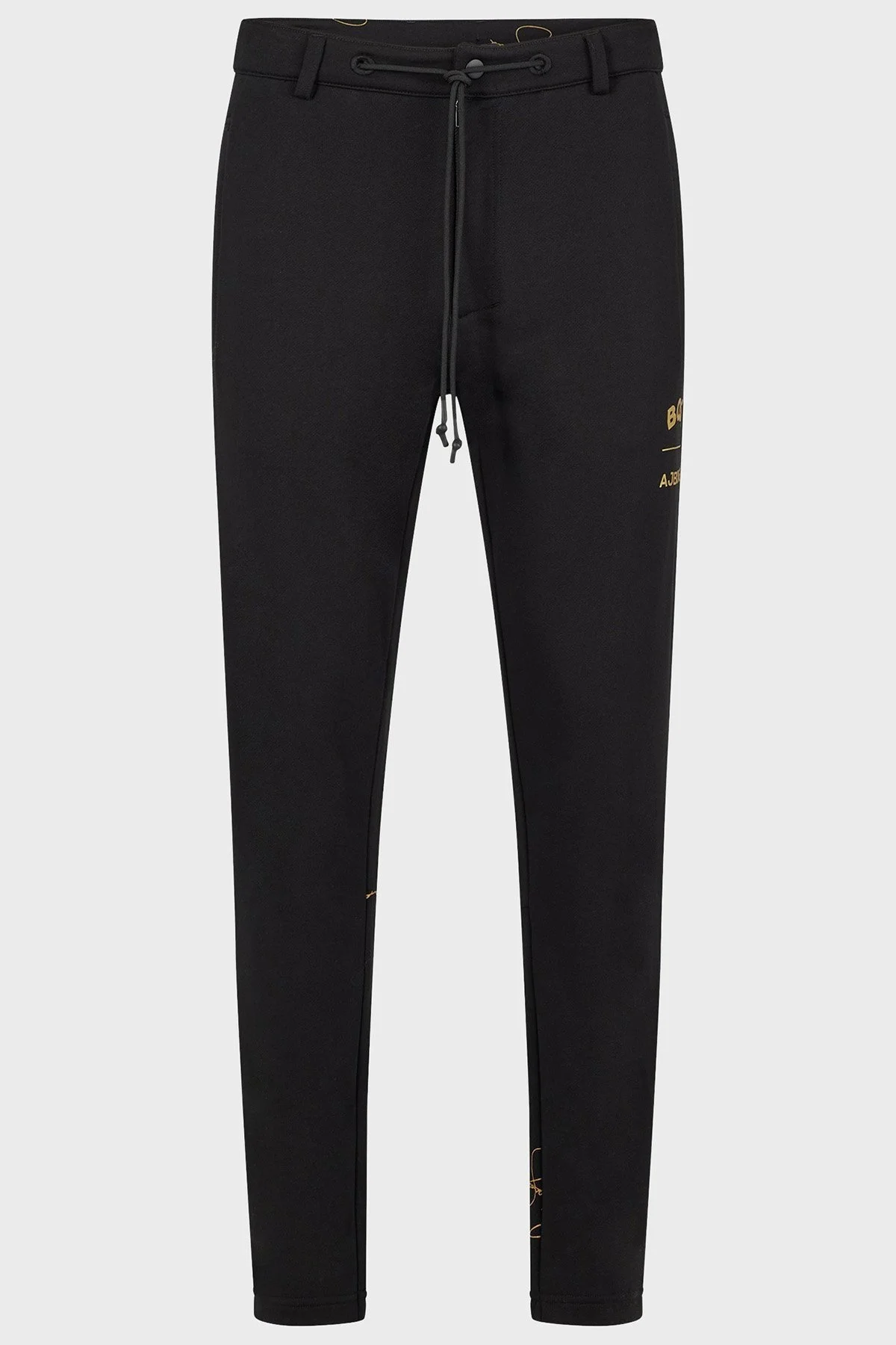 Boss Rahat Kesim Belden Bağlamalı % 100 Pamuk Erkek Pantolon 50476434 001 SİYAH - 6