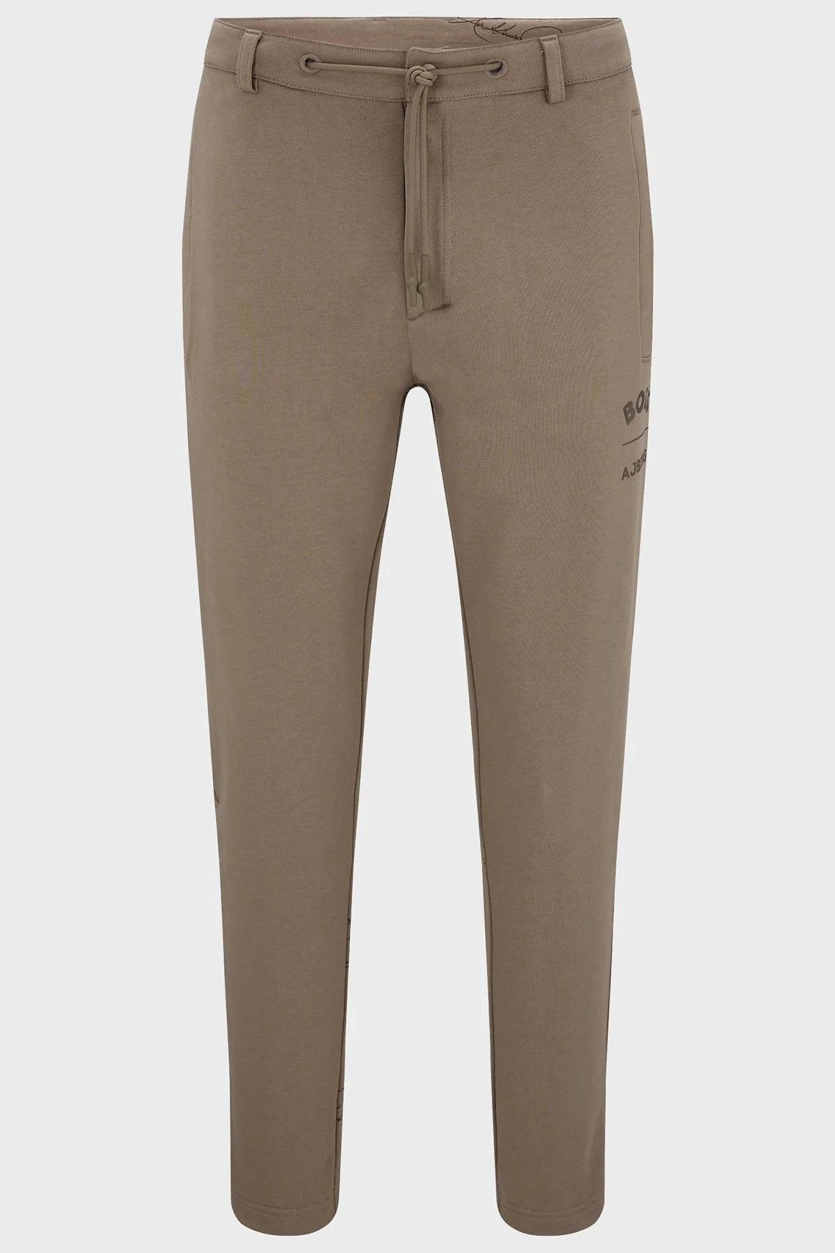 Boss Rahat Kesim Belden Bağlamalı % 100 Pamuk Erkek Pantolon 50476434 334 TOPRAK - 6