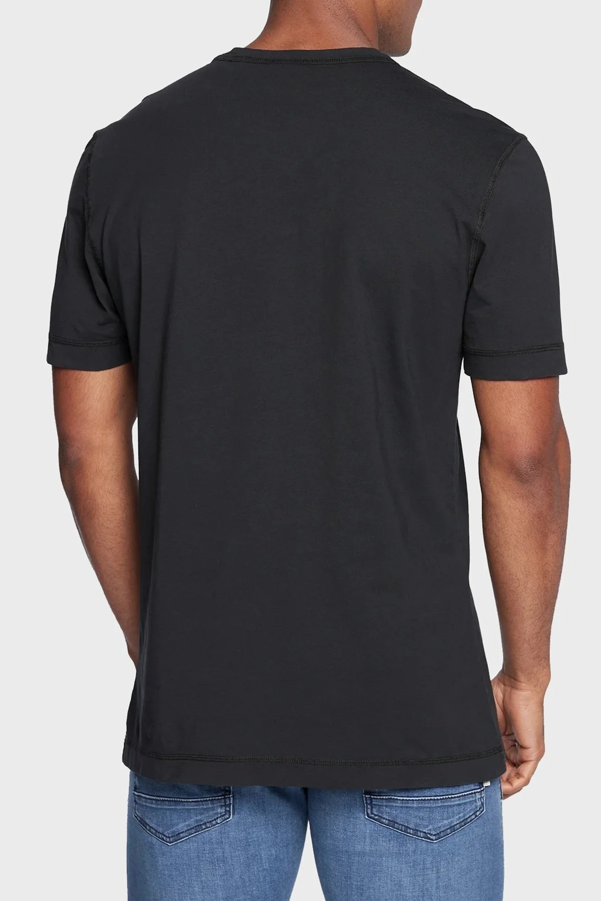 Boss Regular Fit Bisiklet Yaka % 100 Pamuk Erkek T Shirt 50477433 001 SİYAH - 3