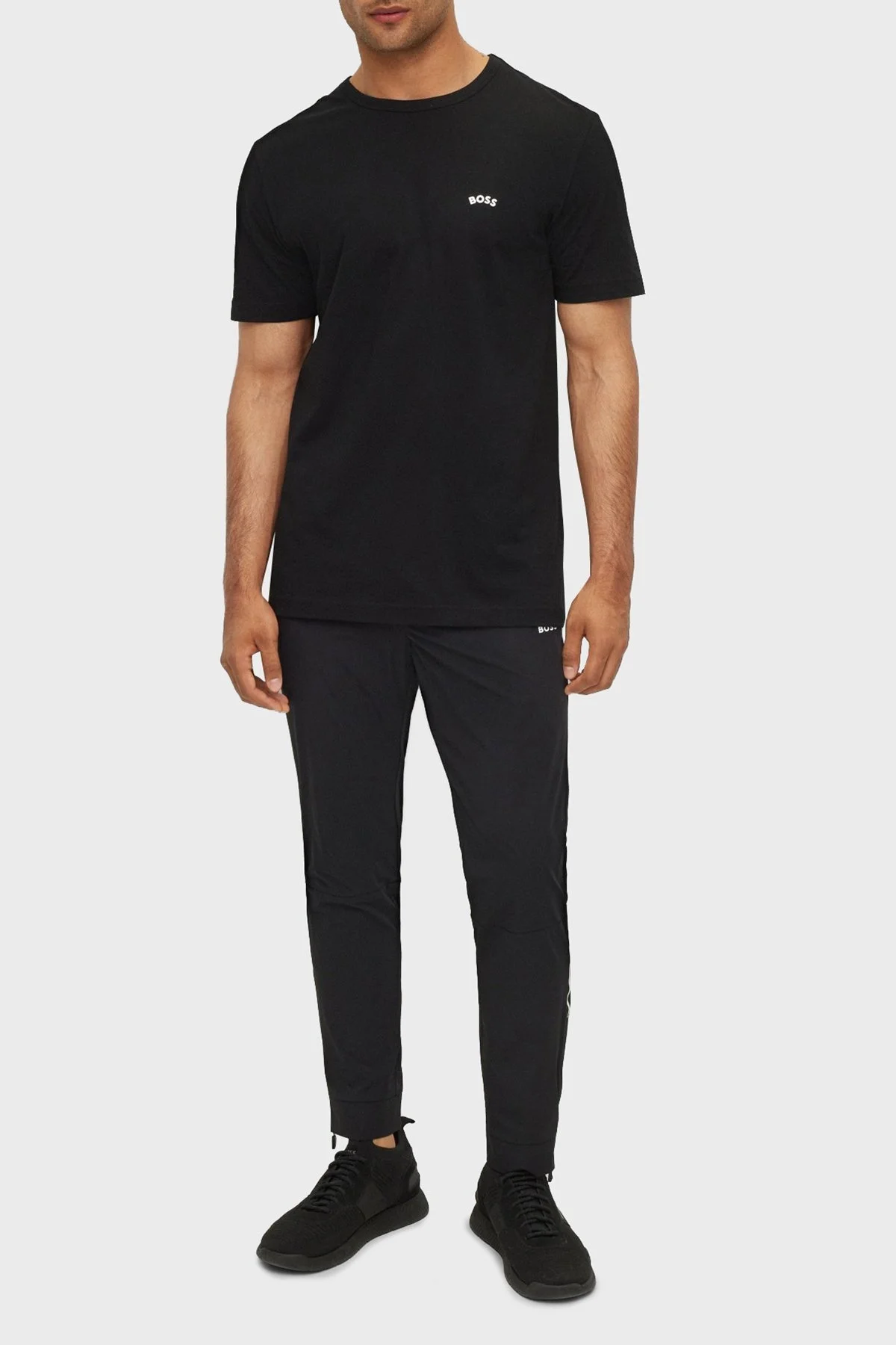 Boss Regular Fit Bisiklet Yaka % 100 Pamuk Erkek T Shirt S 50469045 001 SİYAH - 2