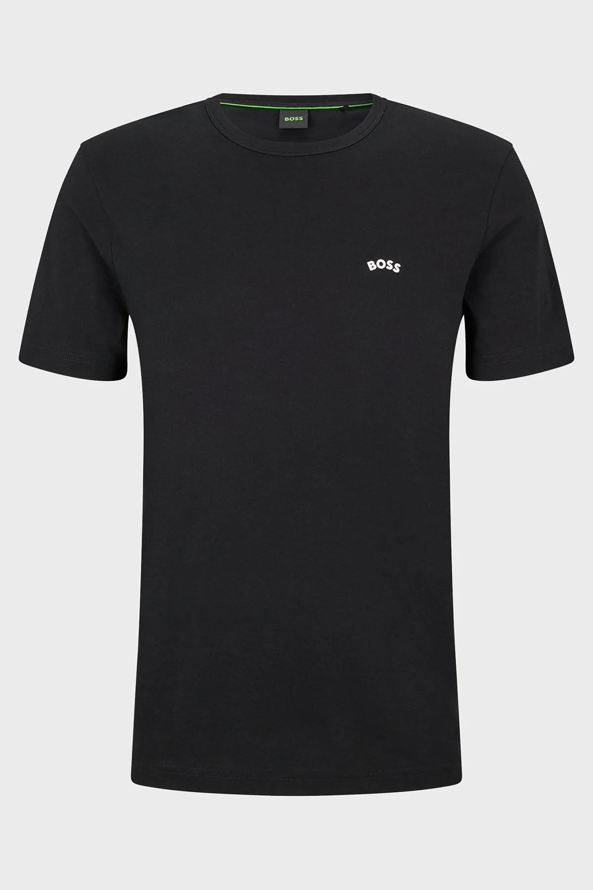 Boss Regular Fit Bisiklet Yaka % 100 Pamuk Erkek T Shirt S 50469045 001 SİYAH - 5