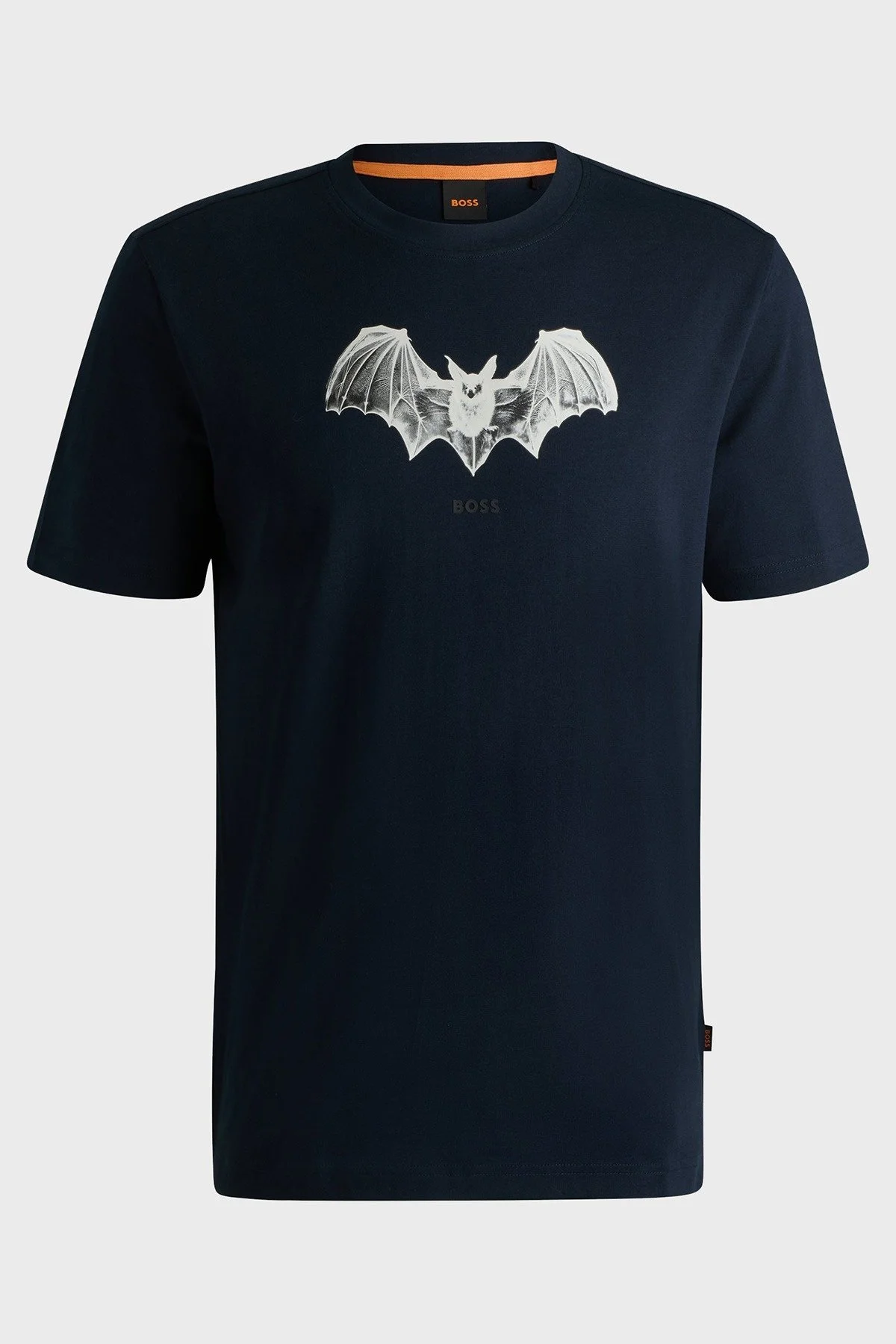 Boss Regular Fit Bisiklet Yaka Baskılı Erkek T Shirt 50534924 404 LACİVERT - 5