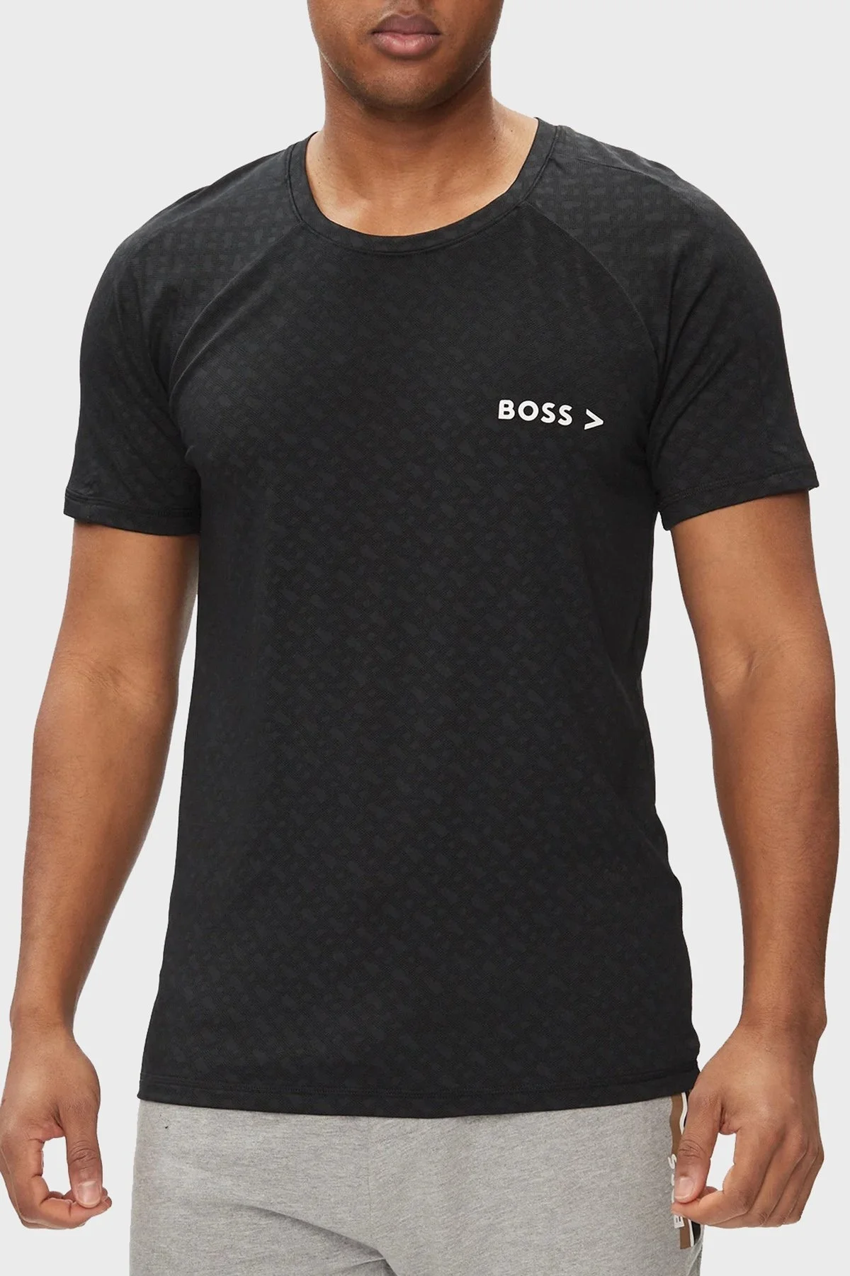 Boss Regular Fit Bisiklet Yaka Erkek T Shirt 50514956 001 SİYAH - 1