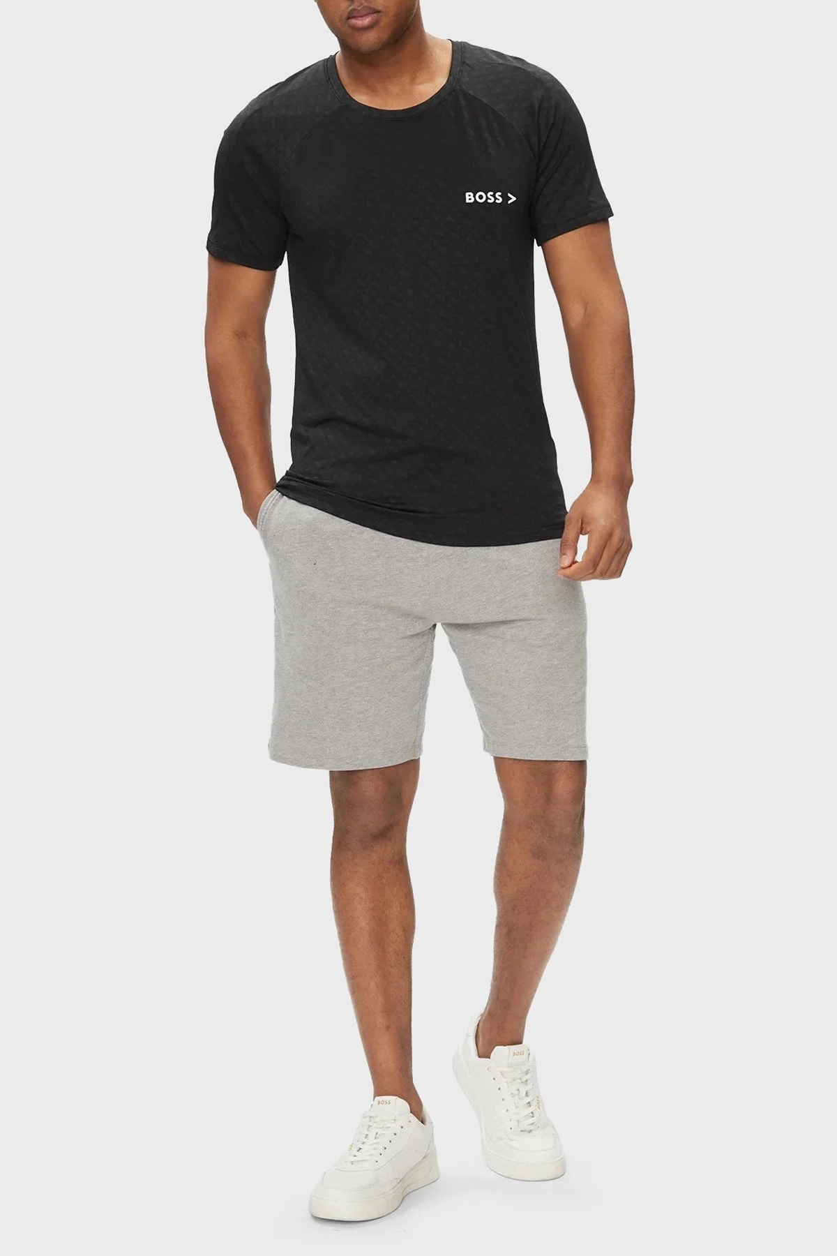 Boss Regular Fit Bisiklet Yaka Erkek T Shirt 50514956 001 SİYAH - 3