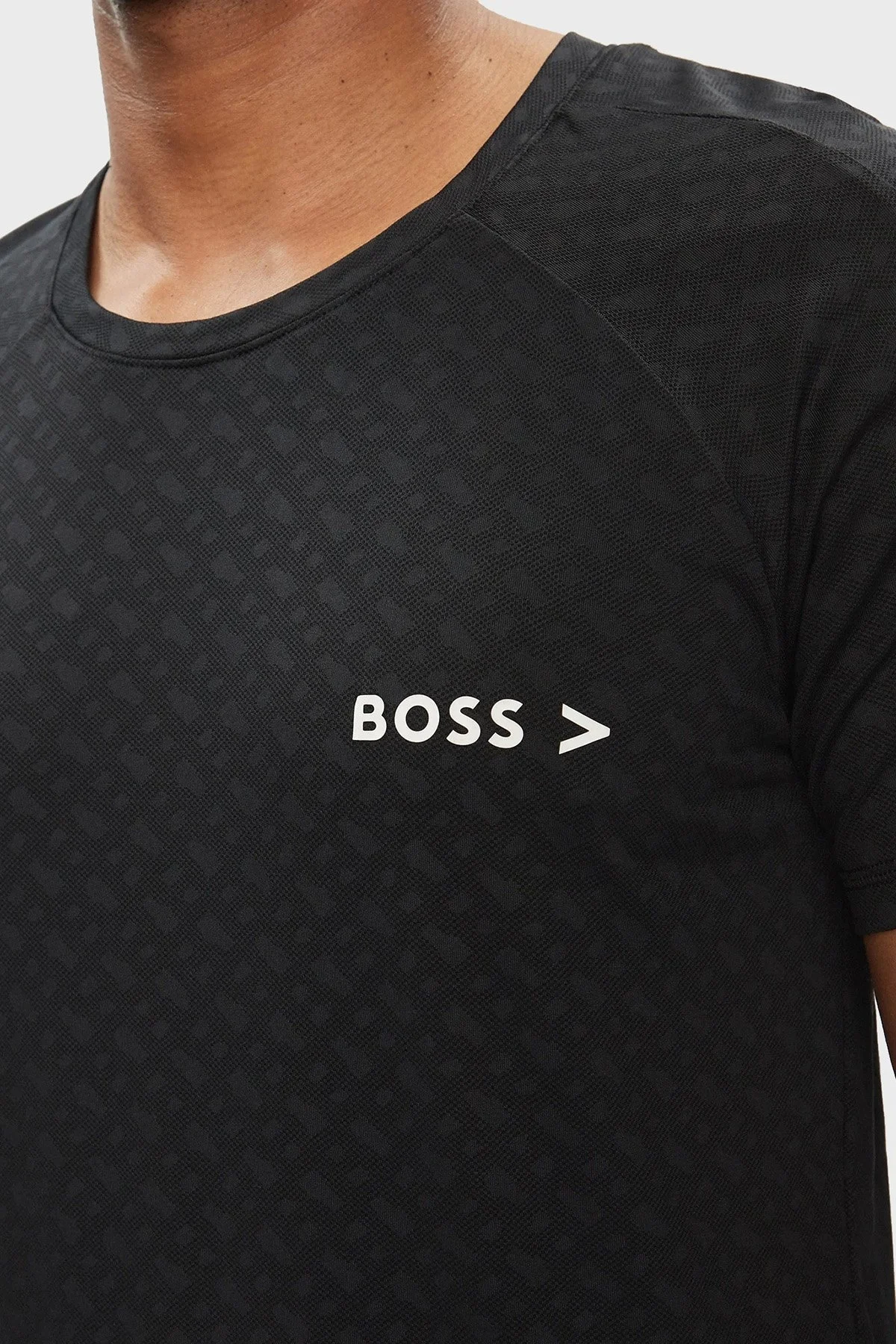 Boss Regular Fit Bisiklet Yaka Erkek T Shirt 50514956 001 SİYAH - 4