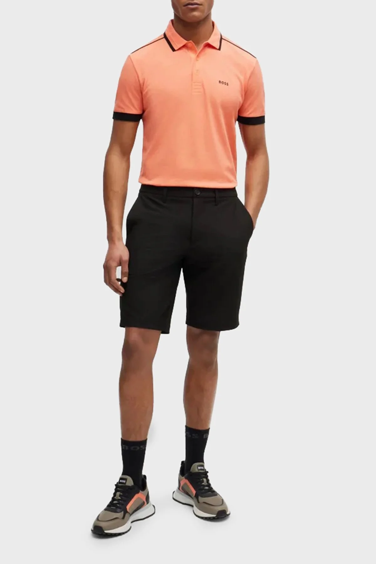 Boss Regular Fit Cepli Erkek Short 50511436 001 SİYAH - 2