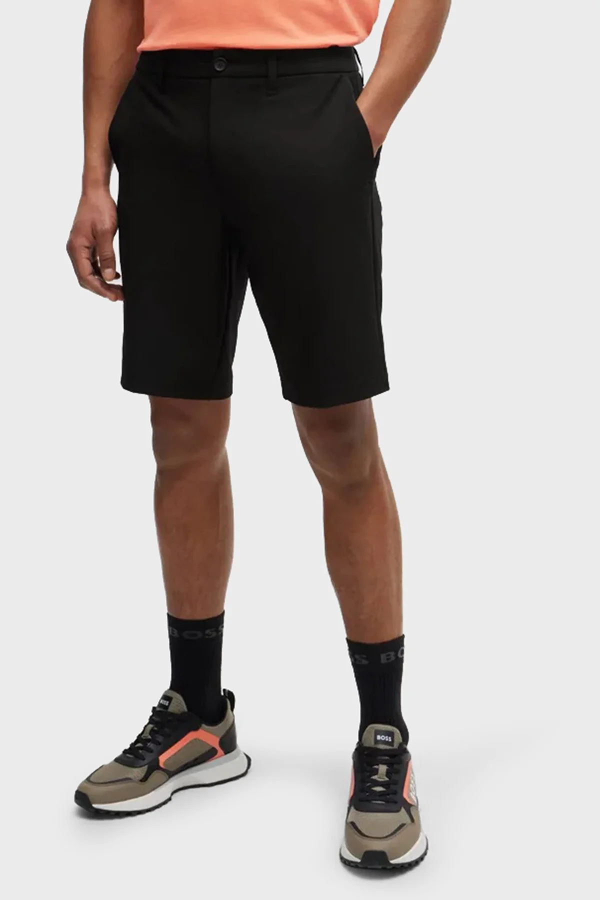 Boss Regular Fit Cepli Erkek Short 50511436 001 SİYAH - 1