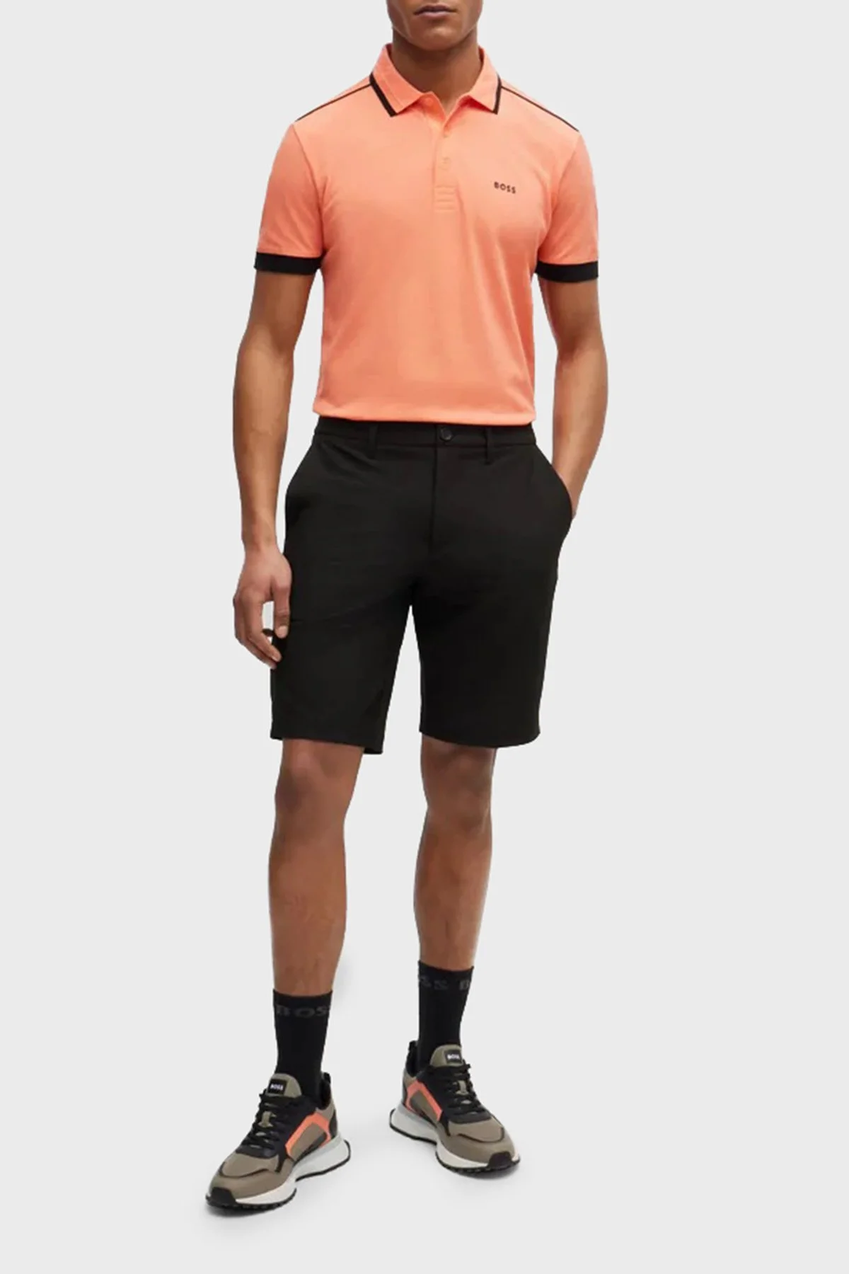 Boss Regular Fit Cepli Erkek Short 50511436 001 SİYAH - 2