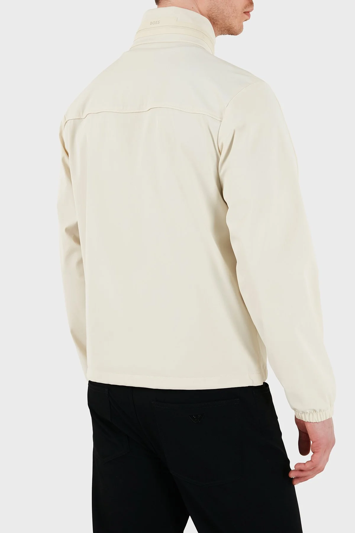 Boss Regular Fit Dik Yaka Fermuarlı Erkek Mont 50554286 131 BEJ - 2