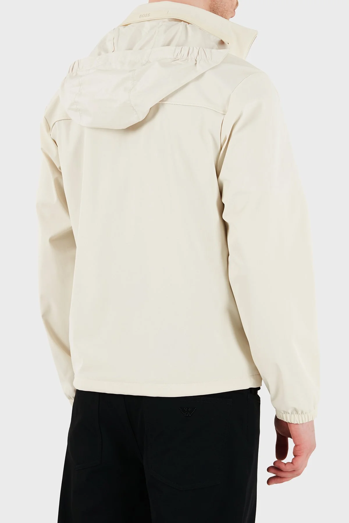 Boss Regular Fit Dik Yaka Fermuarlı Erkek Mont 50554286 131 BEJ - 6