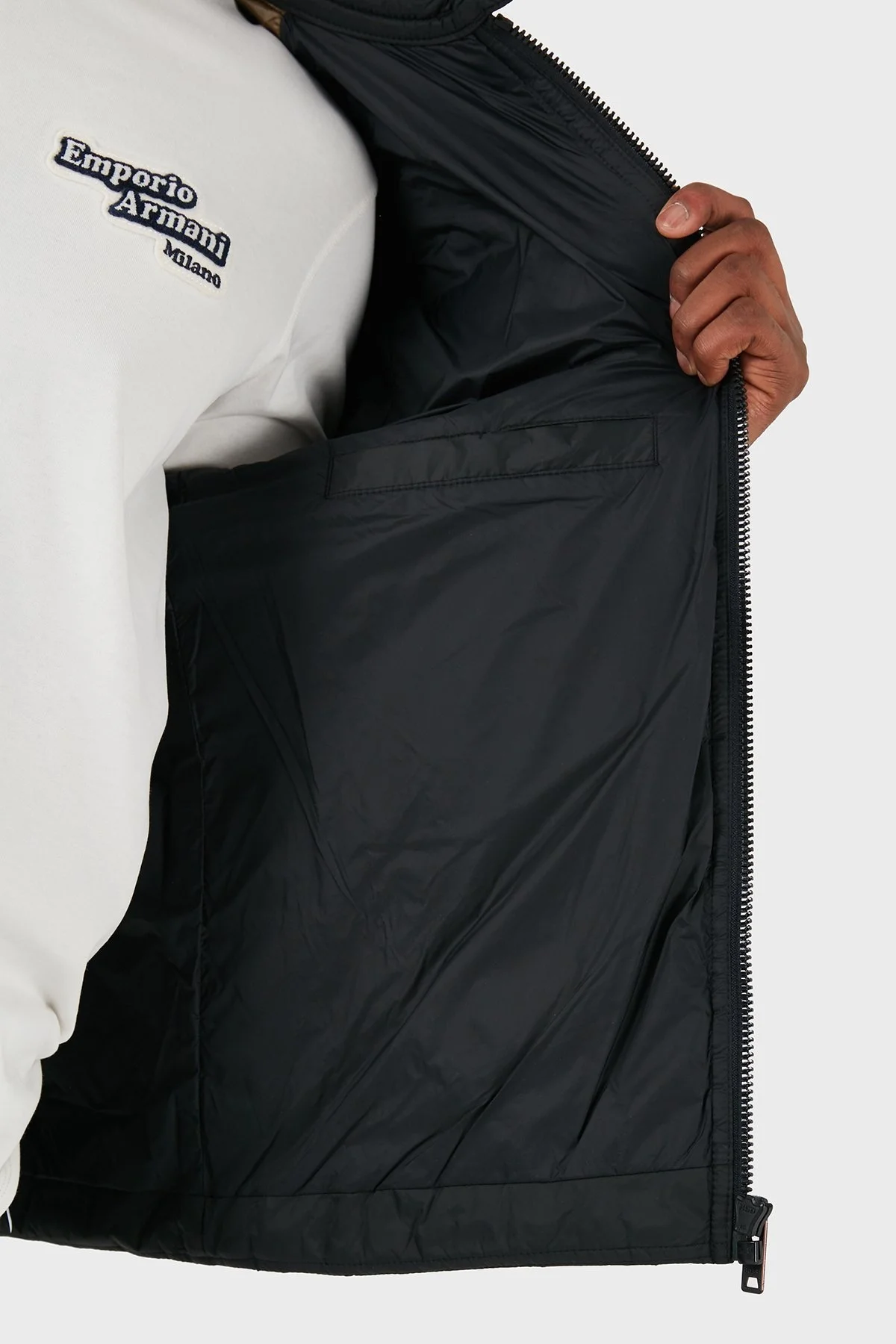 Boss Regular Fit Dik Yaka Şişme Erkek Mont 50522217 001 SİYAH - 6