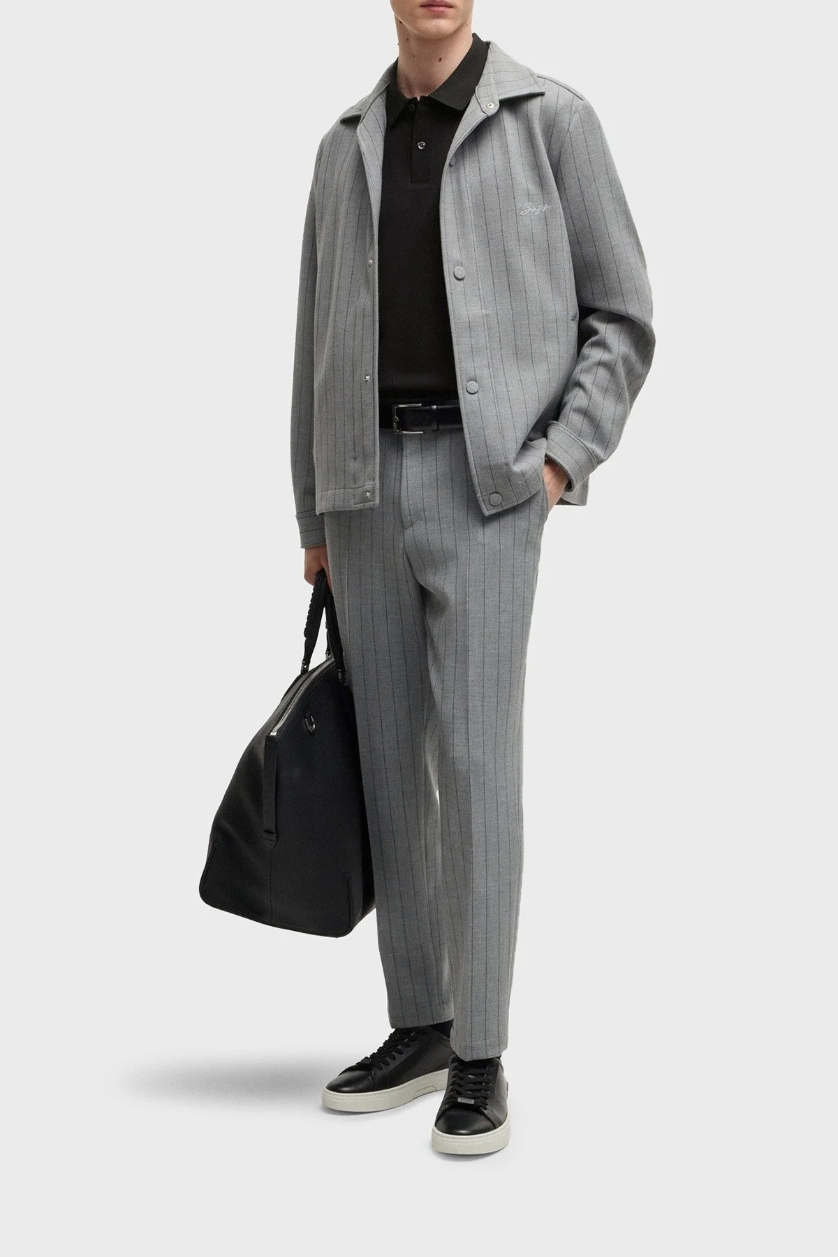 Boss Regular Fit Düğmeli Erkek Polo Yaka T Shirt 50531402 001 SİYAH - 2