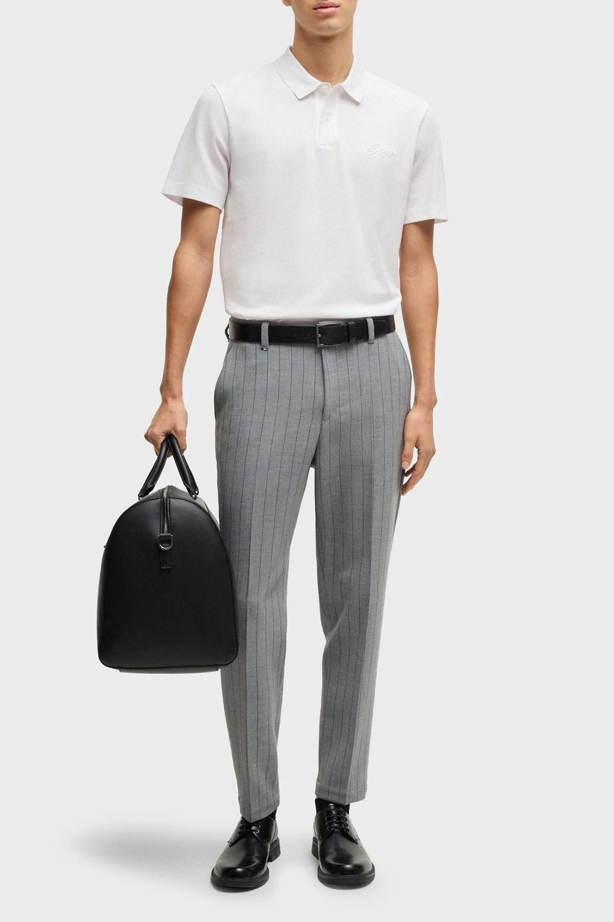 Boss Regular Fit Düğmeli Erkek Polo Yaka T Shirt 50531402 100 BEYAZ - 2