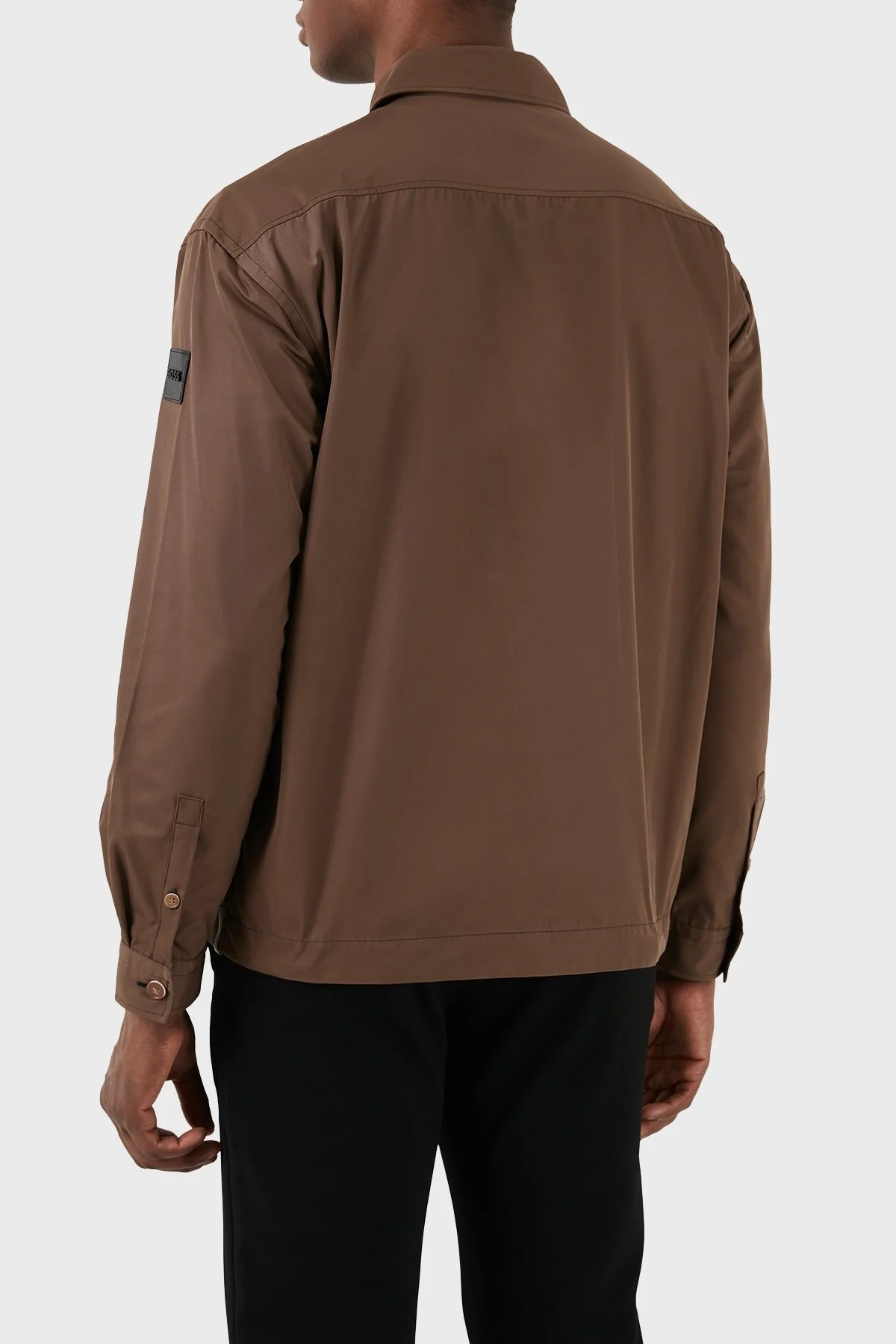 Boss Regular Fit Fermuarlı Erkek Gömlek 50509188 249 KAHVE - 2