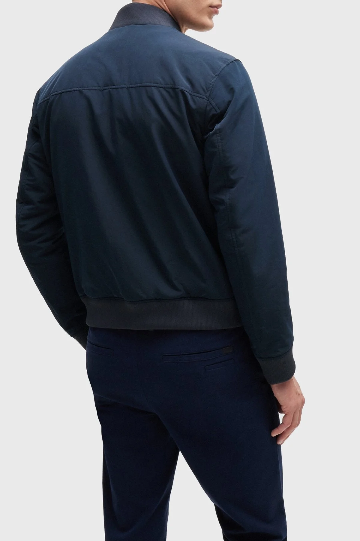 Boss Regular Fit Fermuarlı Erkek Mont 50519981 404 LACİVERT - 3